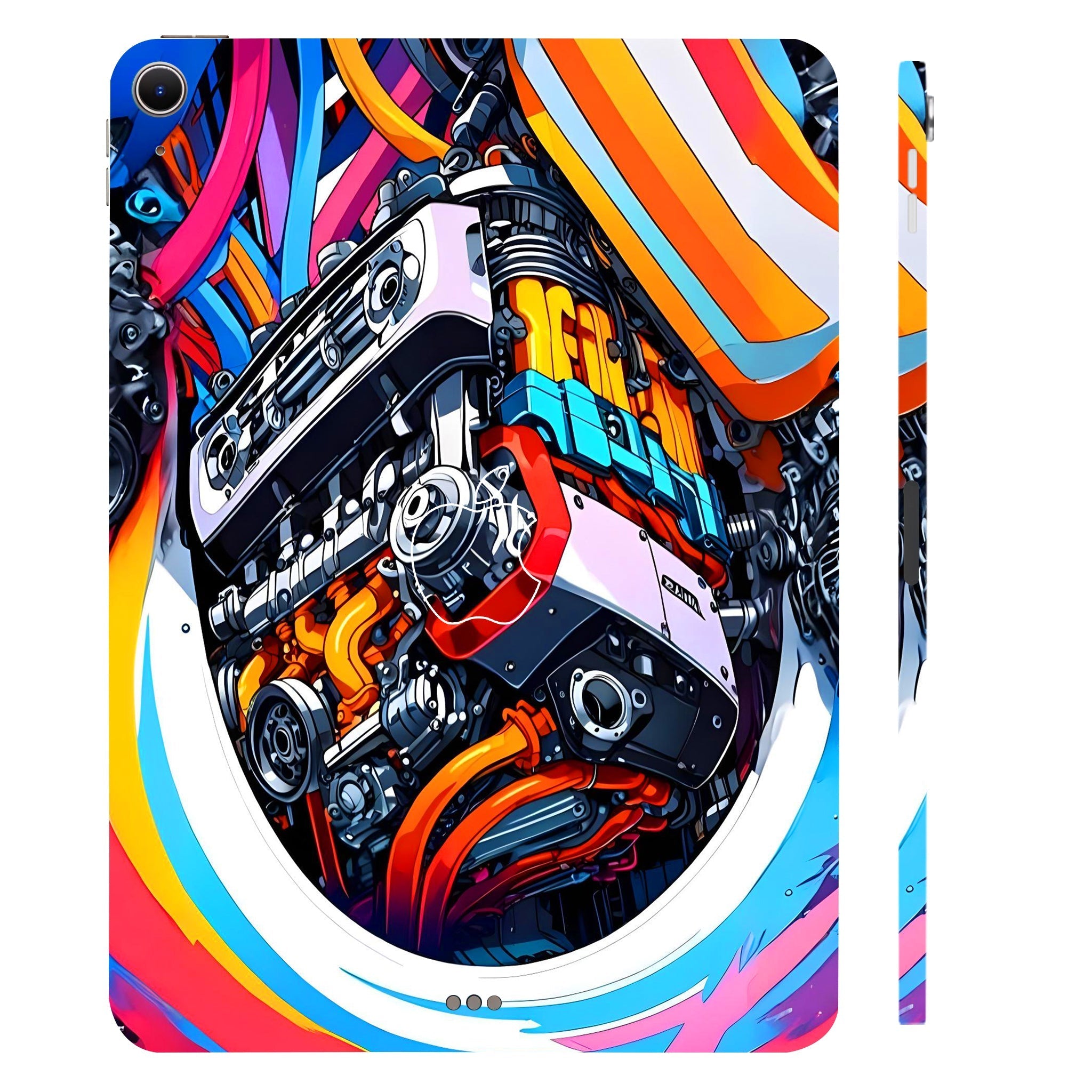 Apple iPad Air 11 M2 2024 Power in Motion Cars & Bikes Tablet Skins