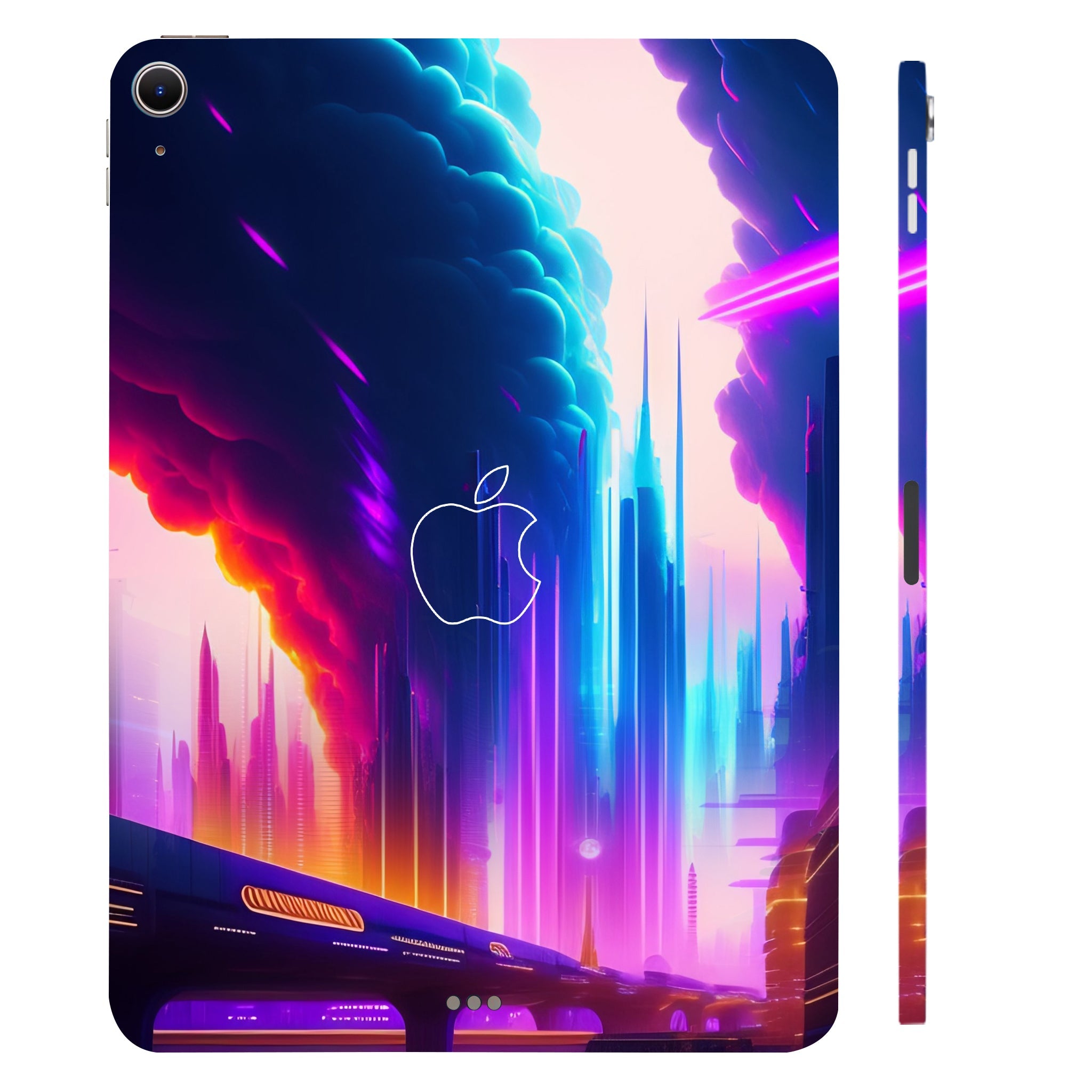 Apple iPad Air 13 M2 2024 Neon City Tablet Skins