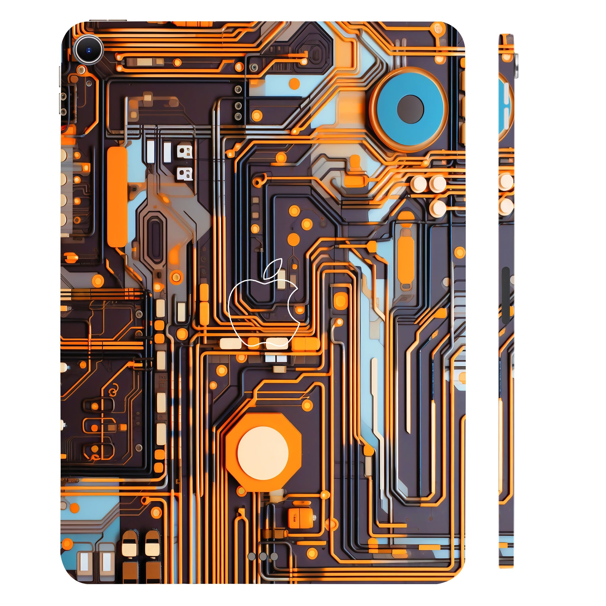 Apple iPad Air 13 M2 2024 Copper Circuit Design Tablet Skins