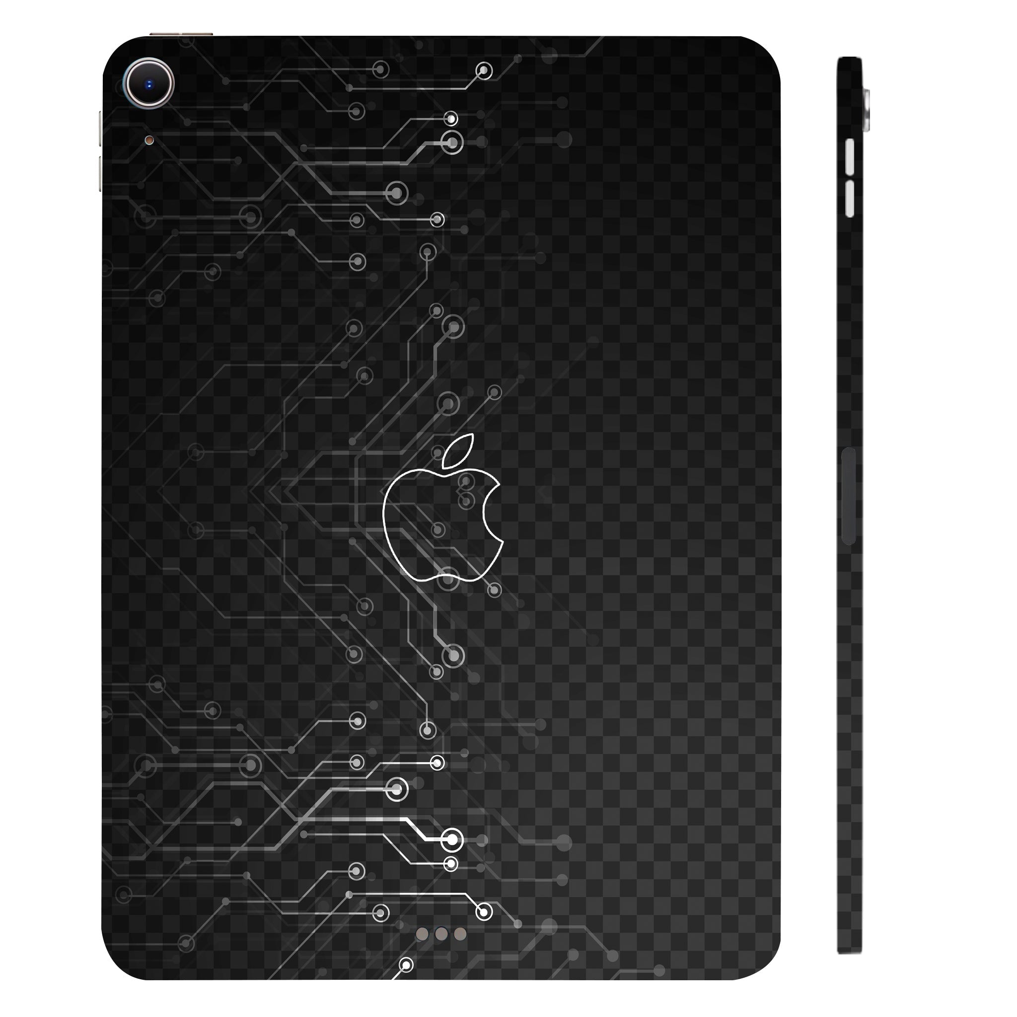 Apple iPad Air 11 M2 2024 Black Digital Circuit Tablet Skins