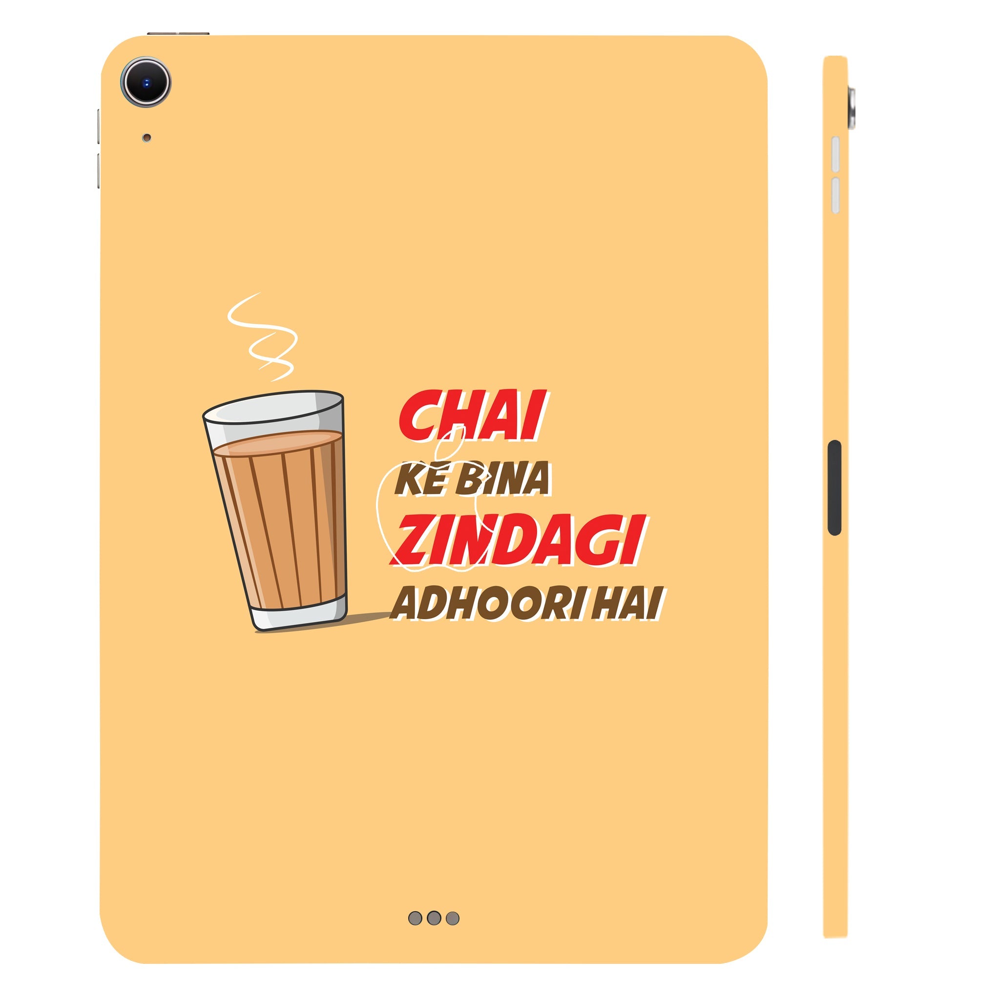 Apple iPad Air 13 M2 2024 Chai Ke Bina Zindagi Adhoori Hai Tablet Skins
