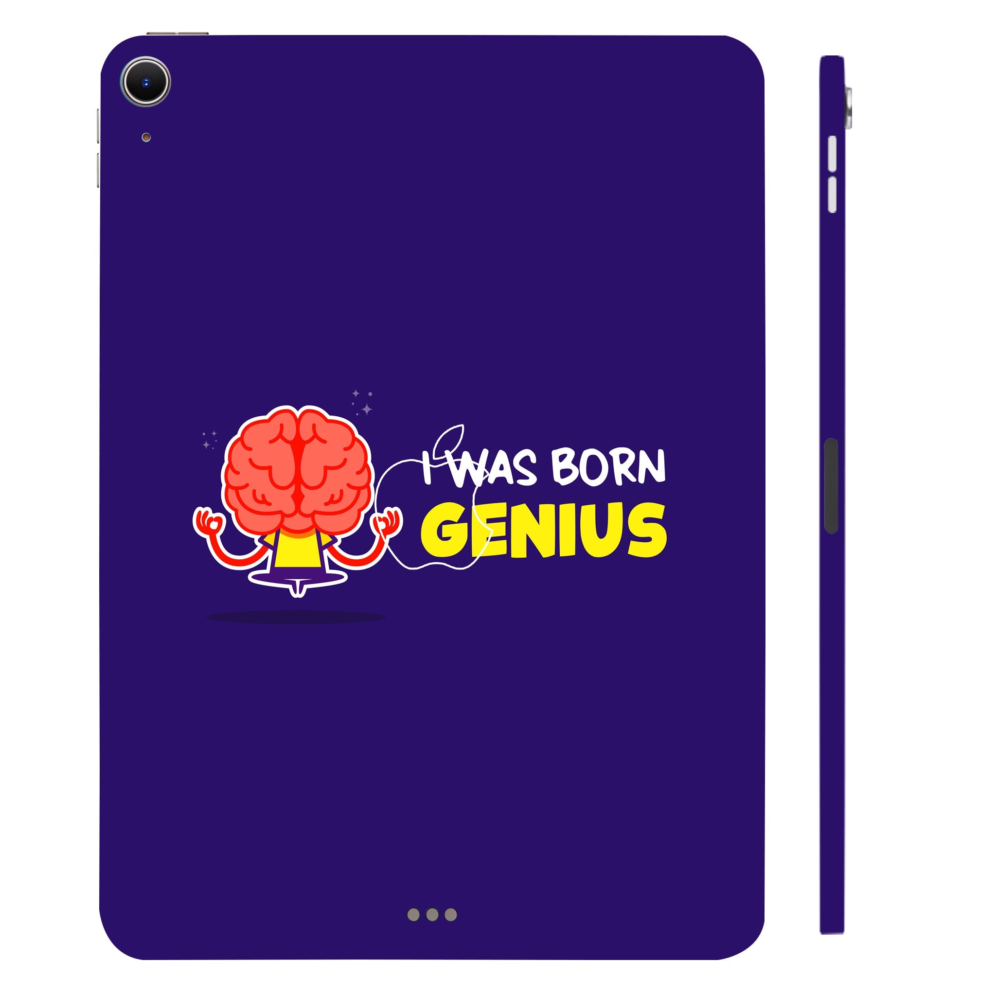 Apple iPad Air 13 M2 2024 I was born genuis Tablet Skins