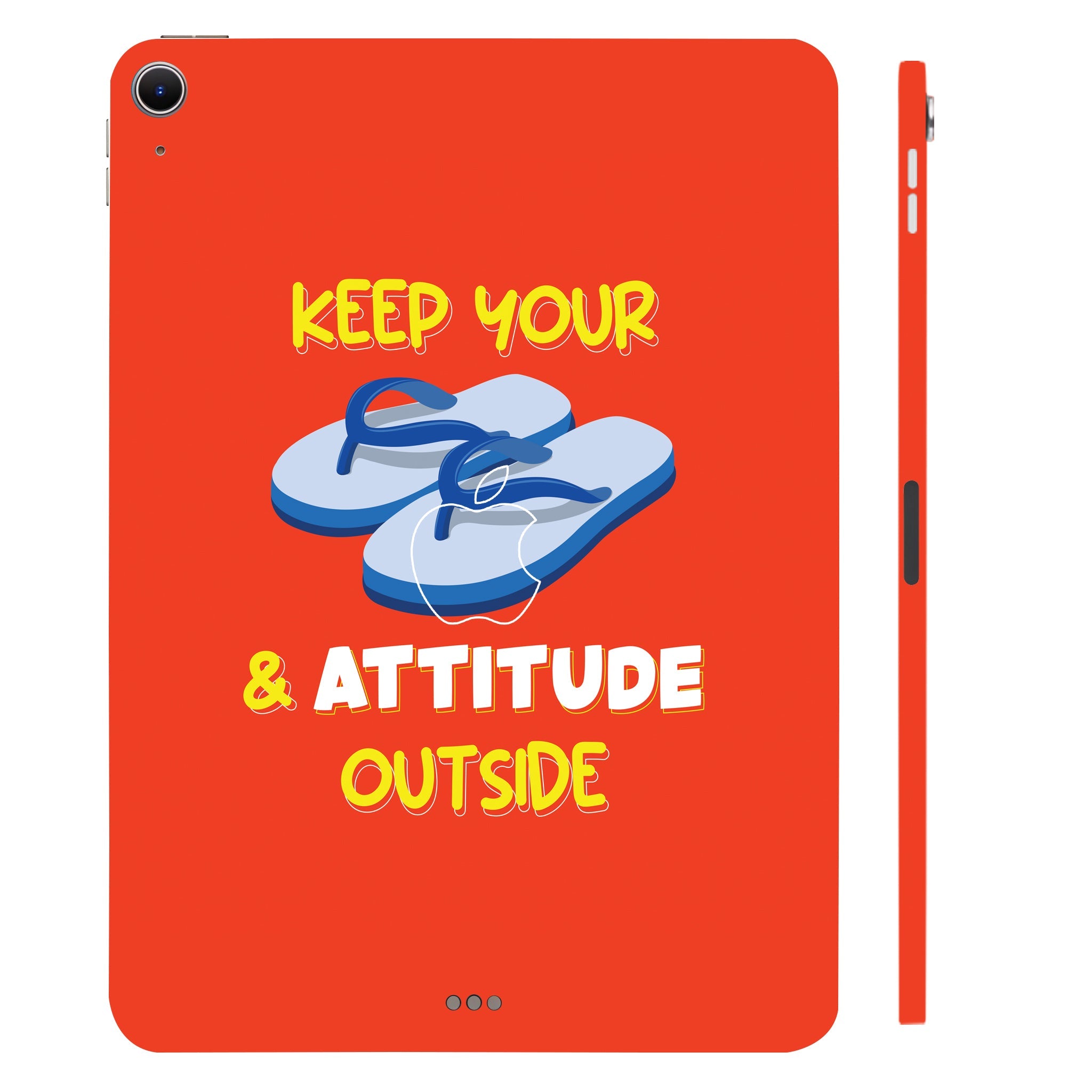 Apple iPad Air 13 M2 2024 Keep your chappal and attitude outside Tablet Skins