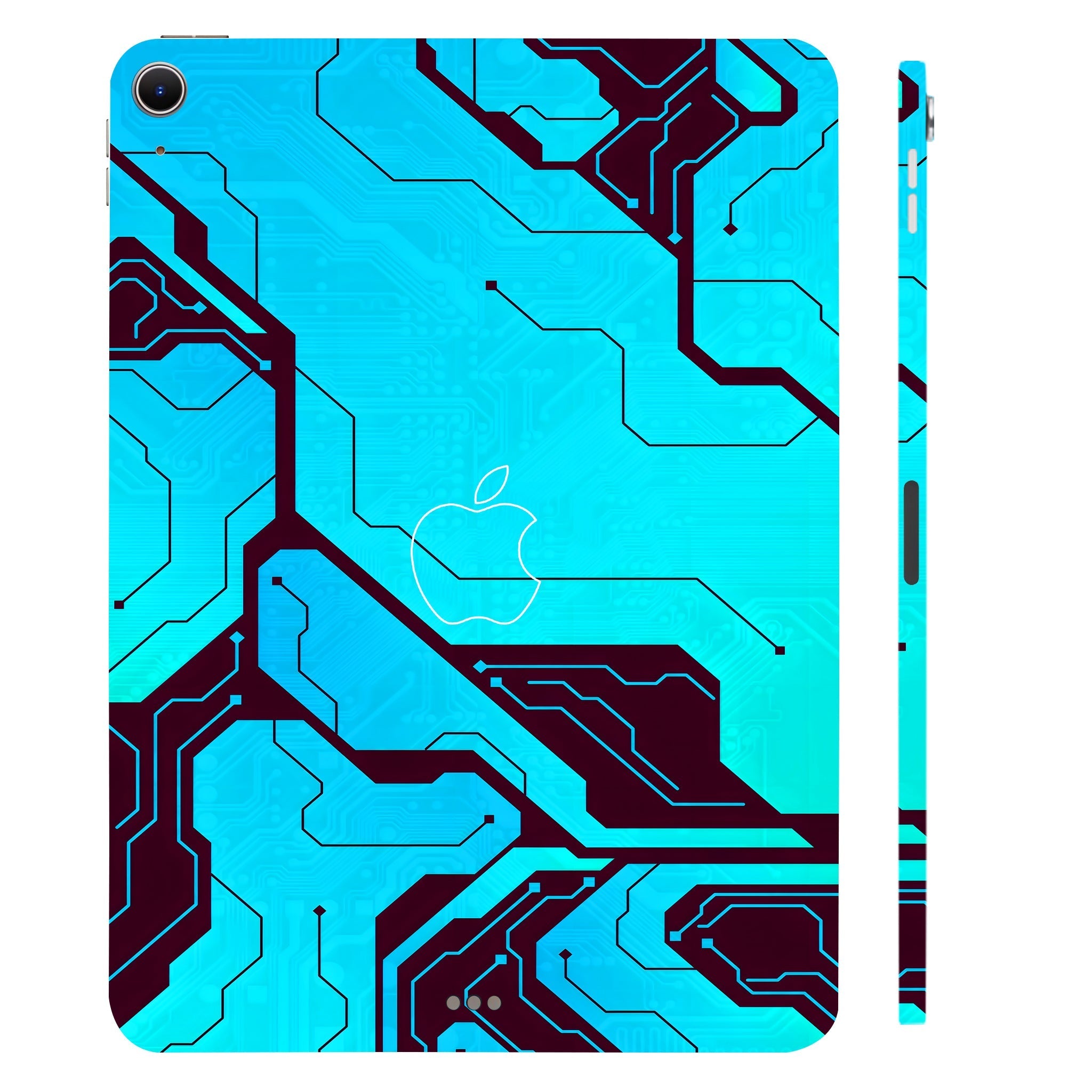 Apple iPad Air 11 M2 2024 Blue Circuit Tablet Skins