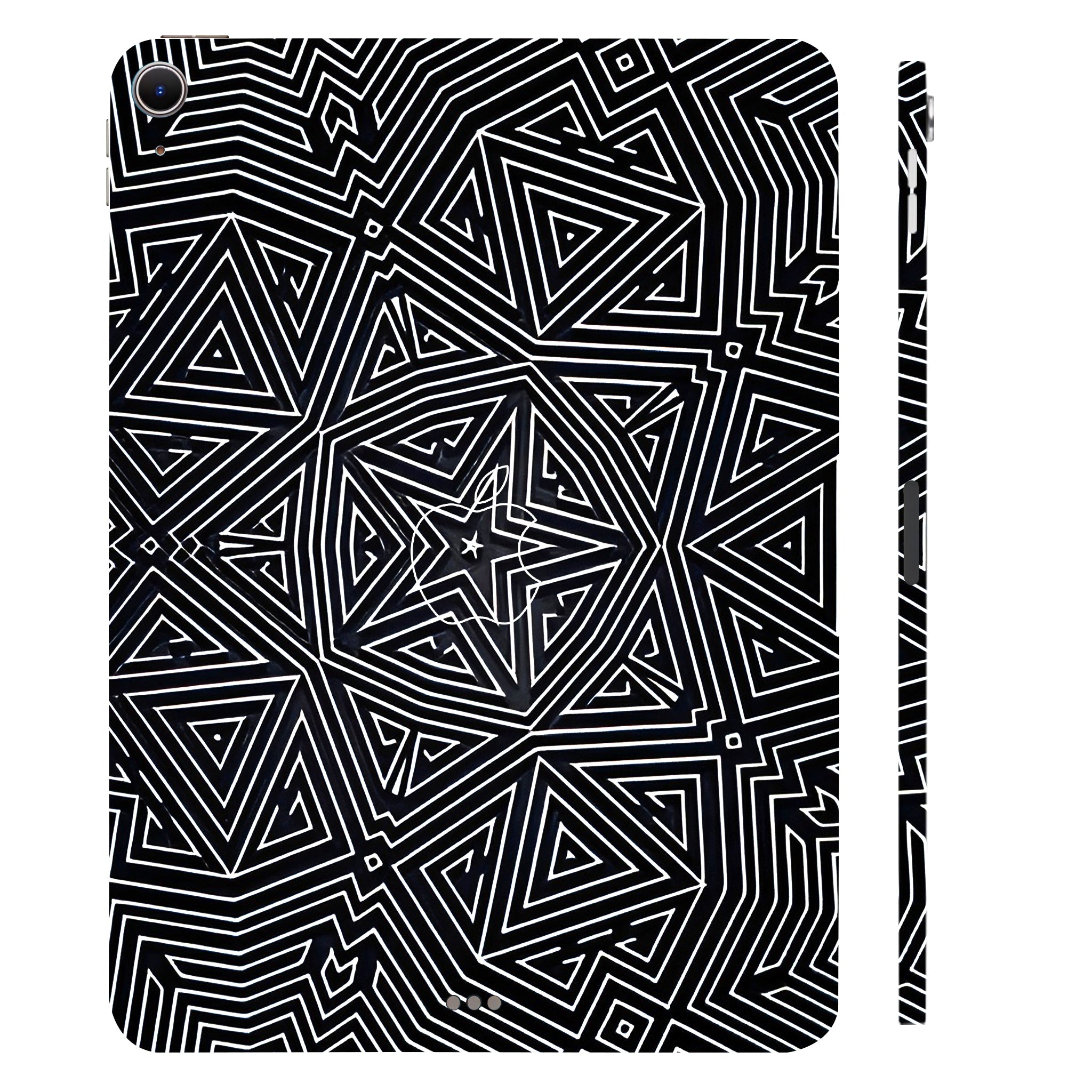 Apple iPad Air 13 M2 2024 Monochrome Maze Tablet Skins