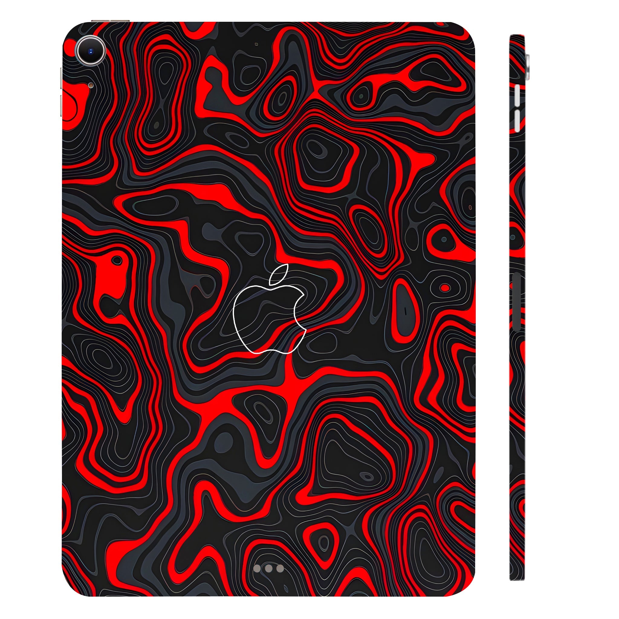 Apple iPad Air 13 M2 2024 Crimson Waves Tablet Skins