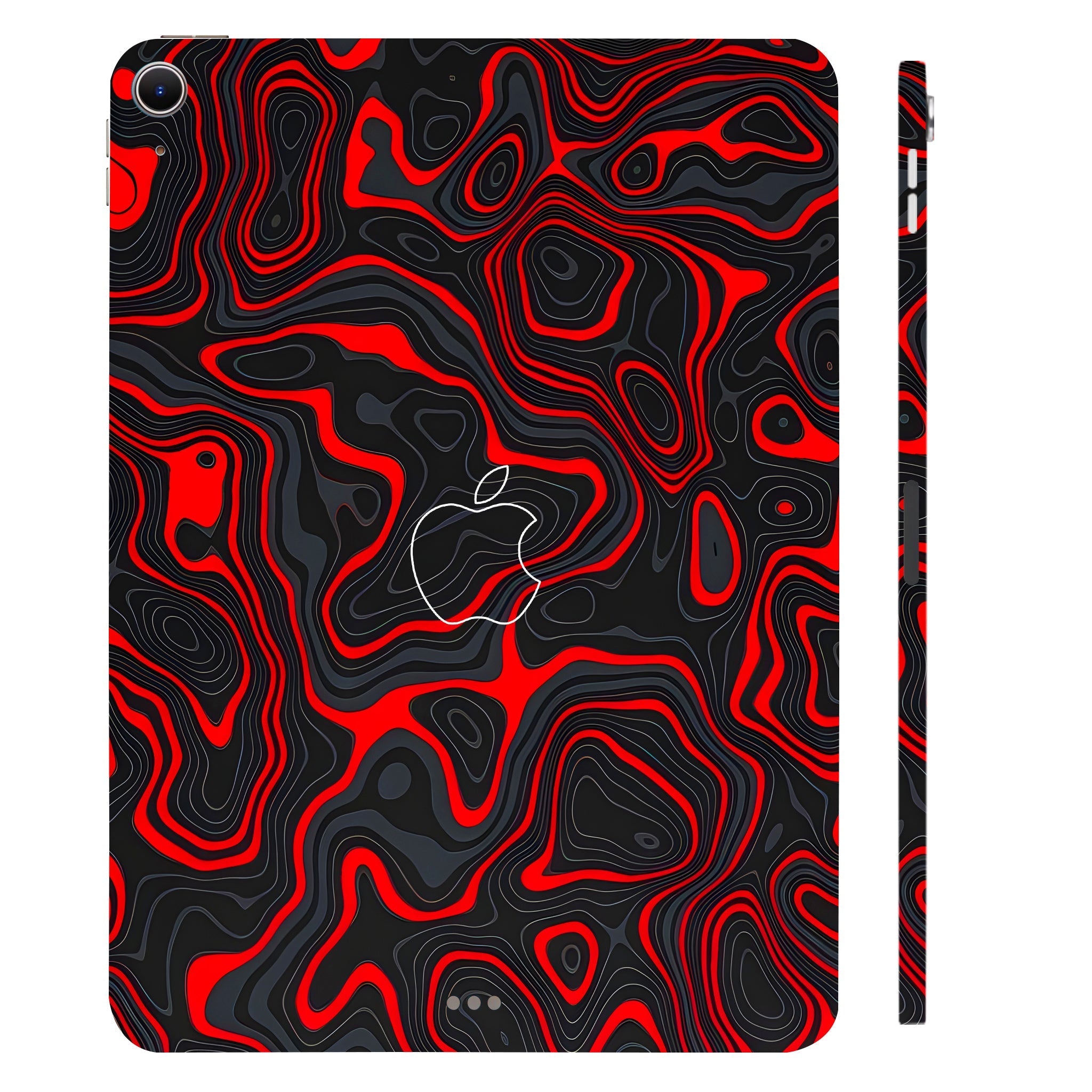 Apple iPad Air 11 M2 2024 Crimson Waves Tablet Skins