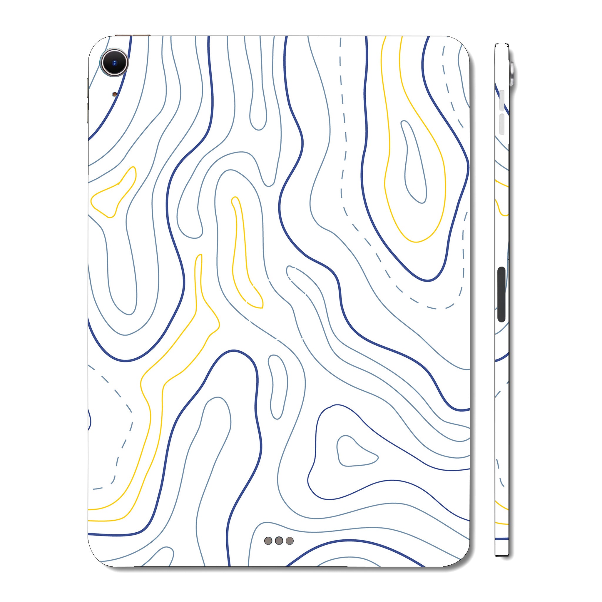 Apple iPad Air 13 M2 2024 Minimalist Colorful Contours Tablet Skins