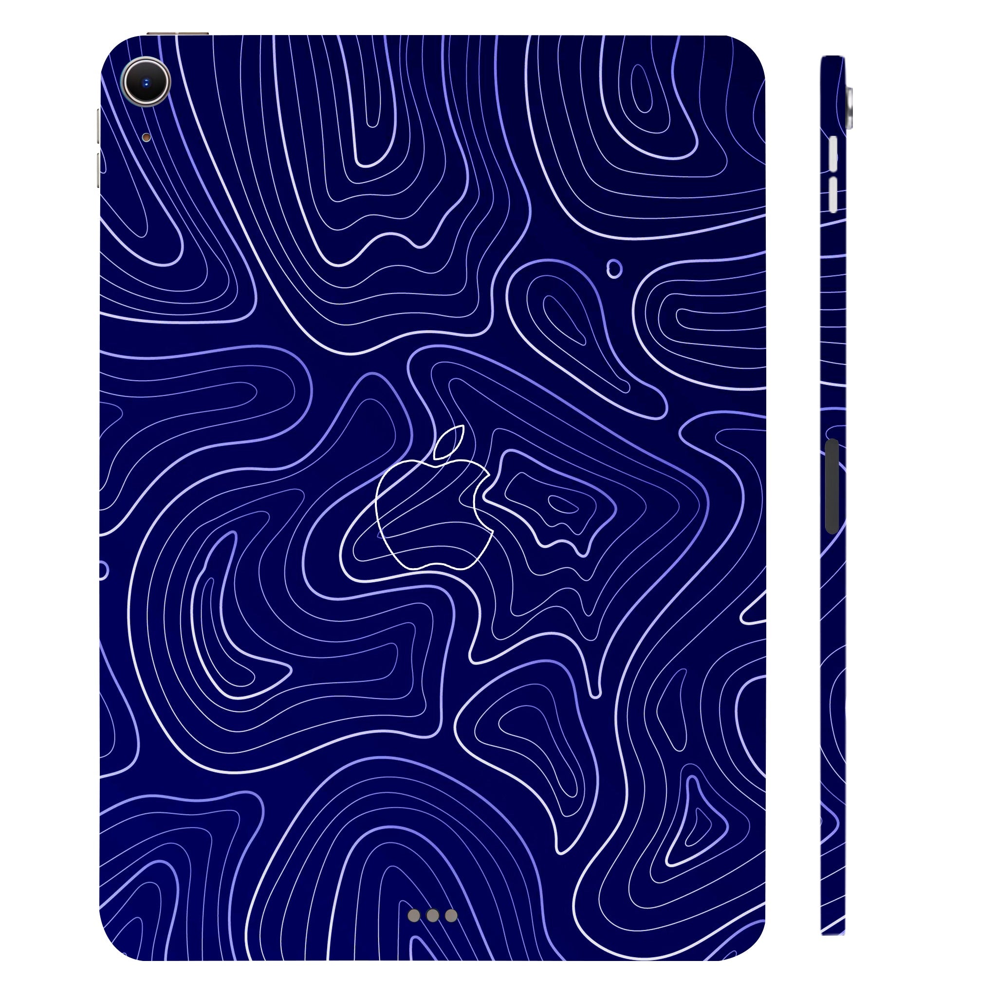 Apple iPad Air 11 M2 2024 Deep Blue Contour Tablet Skins