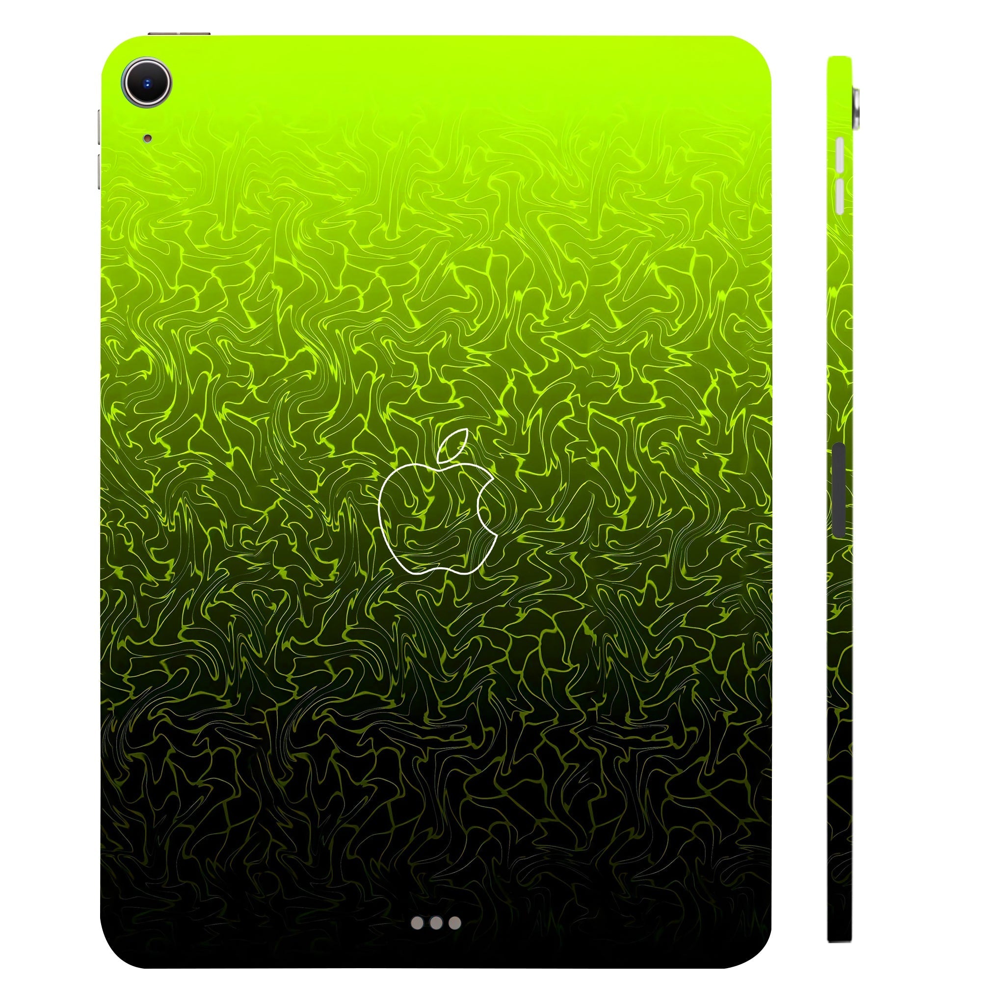 Apple iPad Air 11 M2 2024 Lime Yellow to Black Gradient Tablet Skins