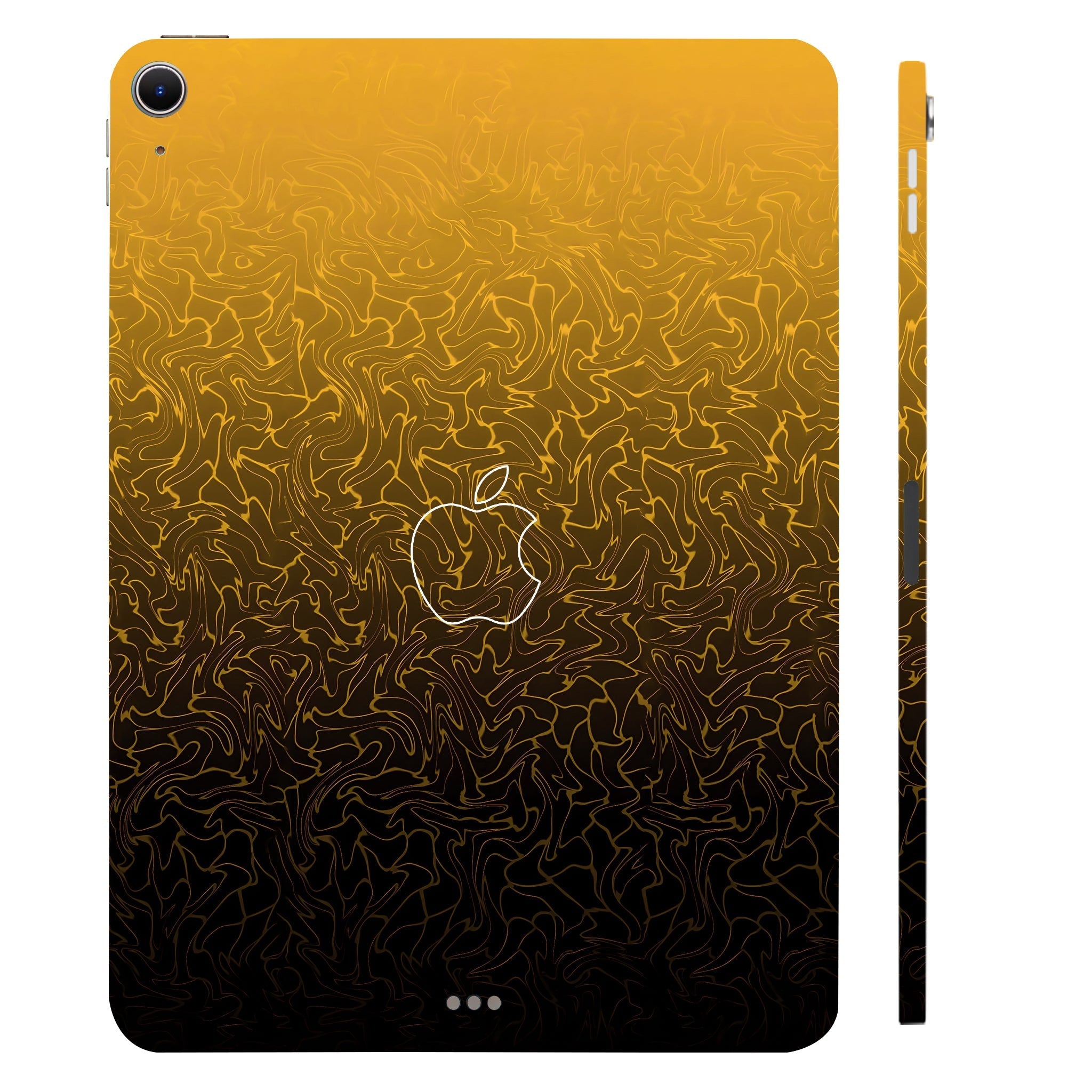 Apple iPad Air 11 M2 2024 Orange to Black Gradient Tablet Skins