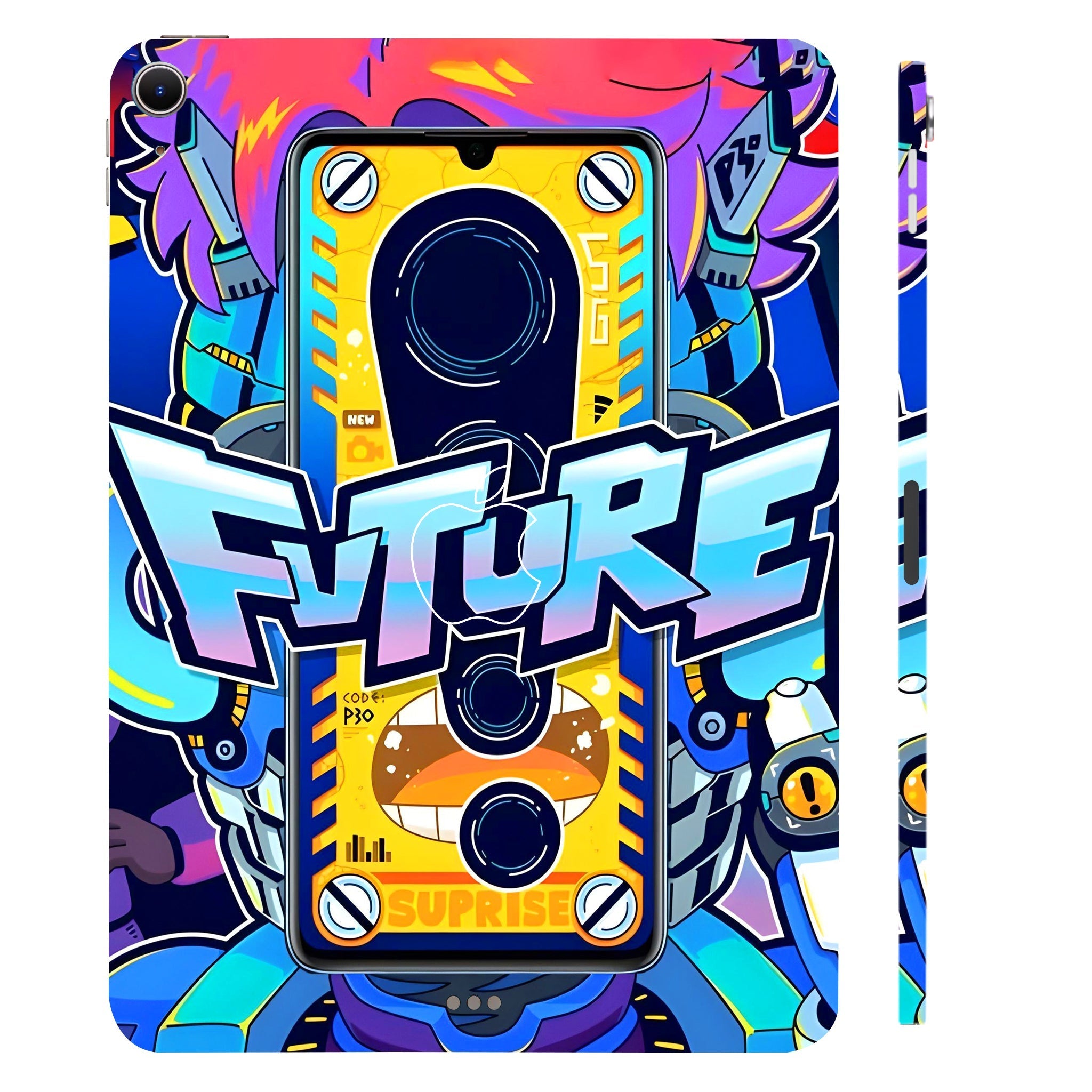 Apple iPad Air 11 M2 2024 Futuristic Cyberpunk Tablet Skins