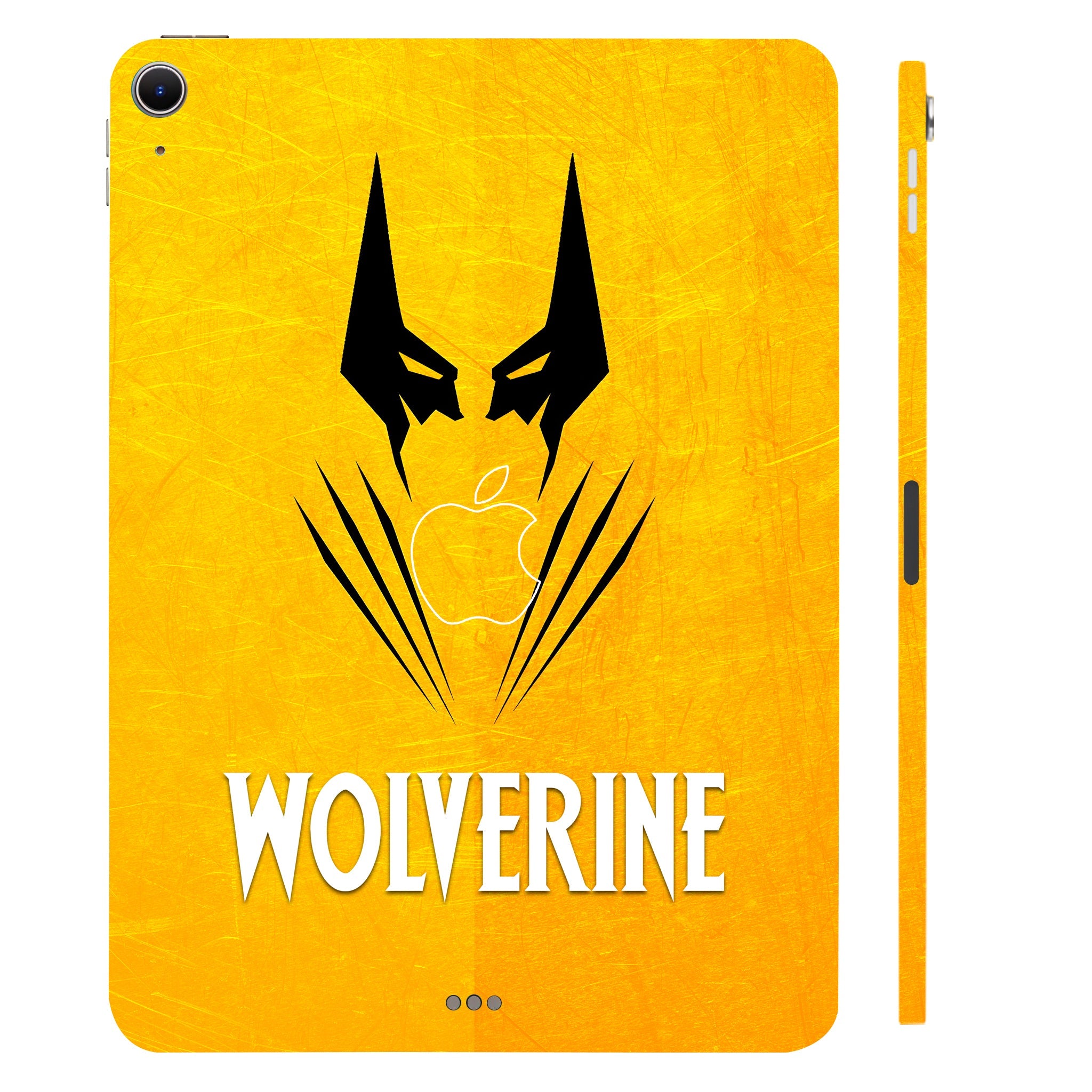 Apple iPad Air 13 M2 2024 Wolverine with Yellow Background Movies Tablet Skins