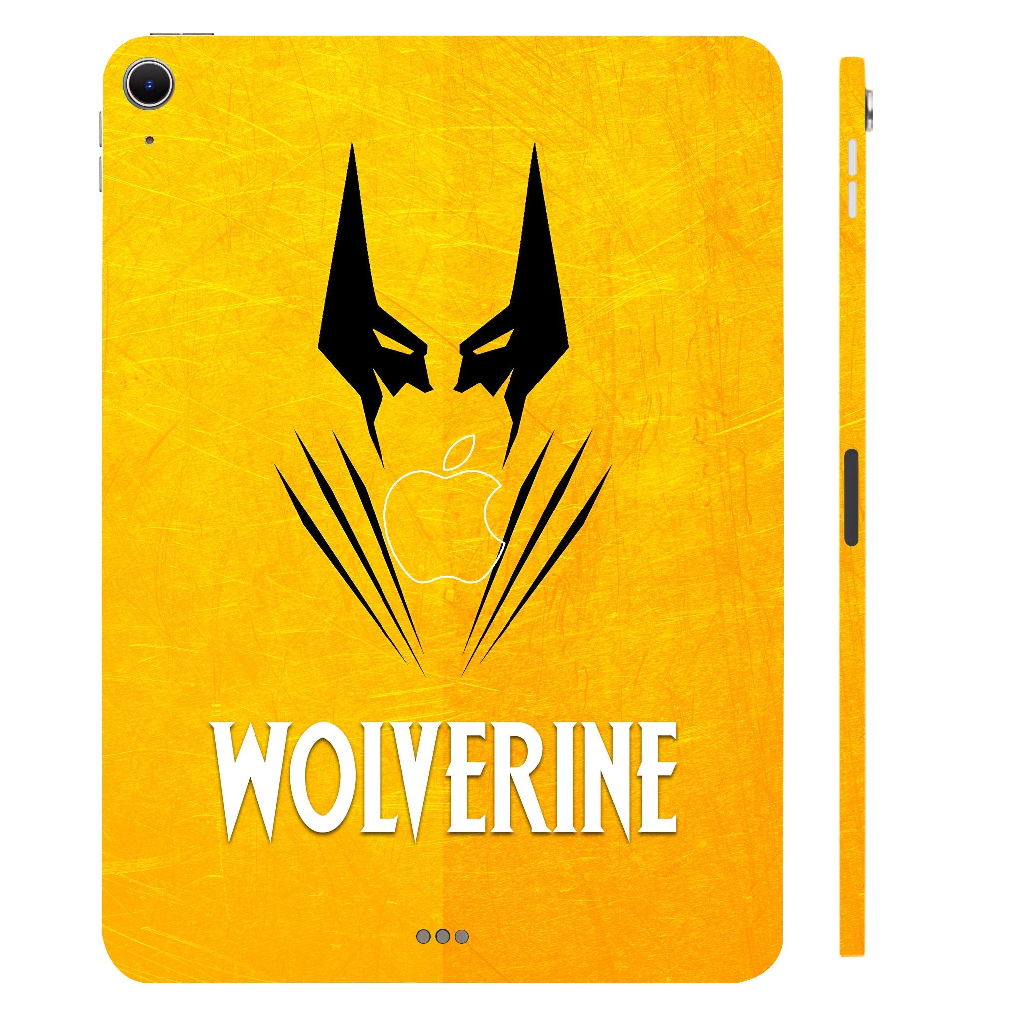 Apple iPad Air 11 M2 2024 Wolverine with Yellow Background Movies Tablet Skins