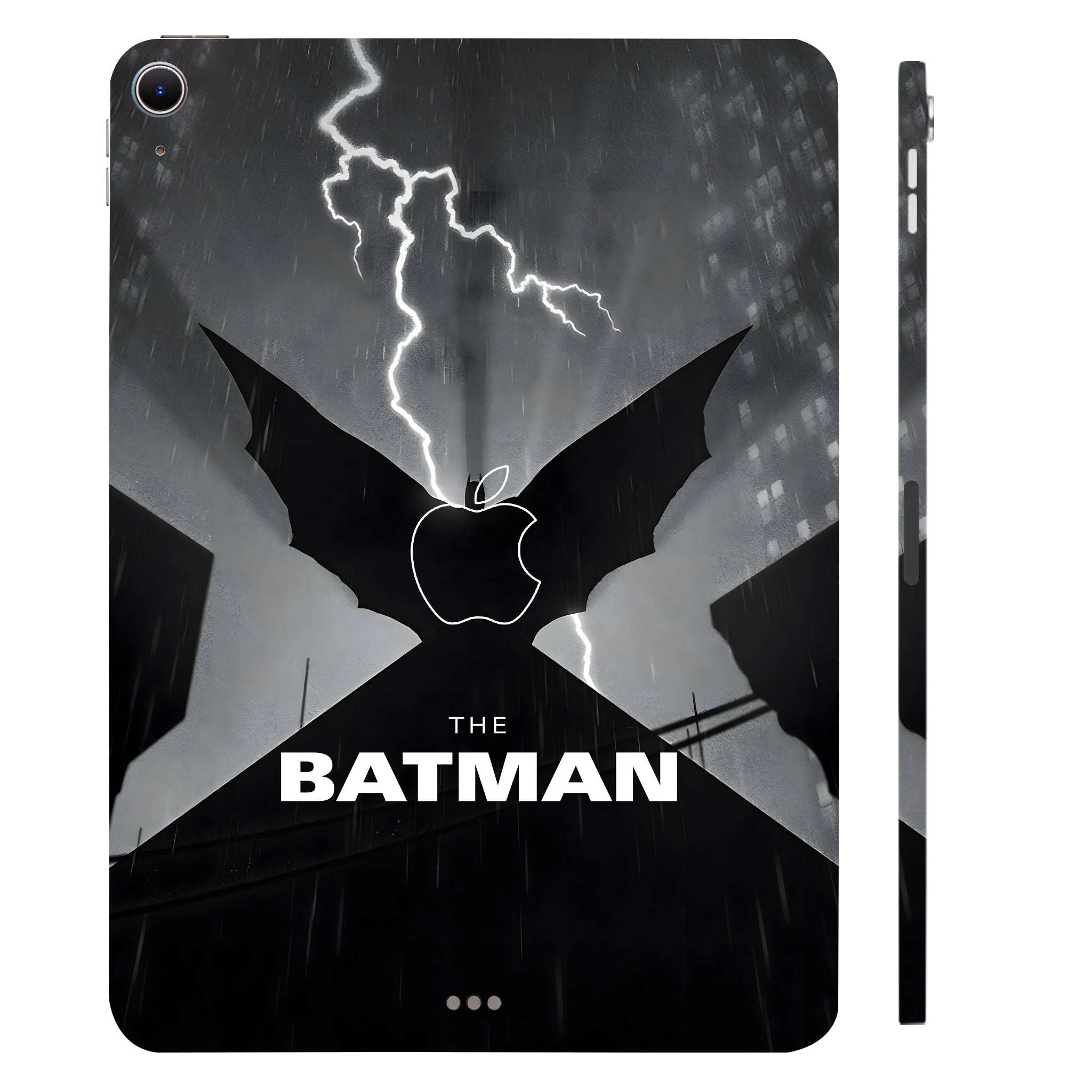 Apple iPad Air 13 M2 2024 The Batman in Black and White Movies Tablet Skins