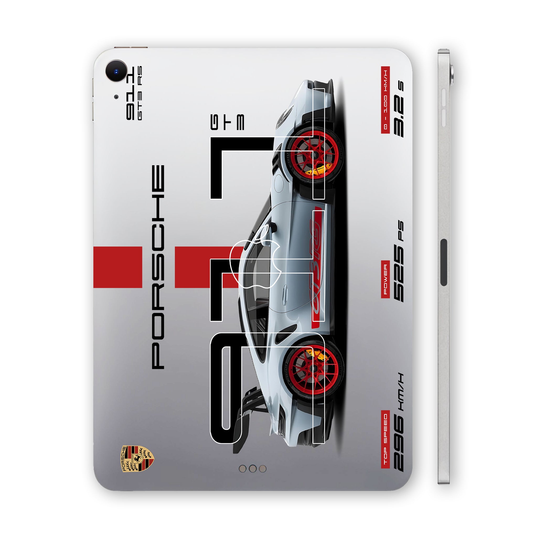 Apple iPad Air 13 M2 2024 Transparent Porsche 911 GT3 RS Cars & Bikes Tablet Skins