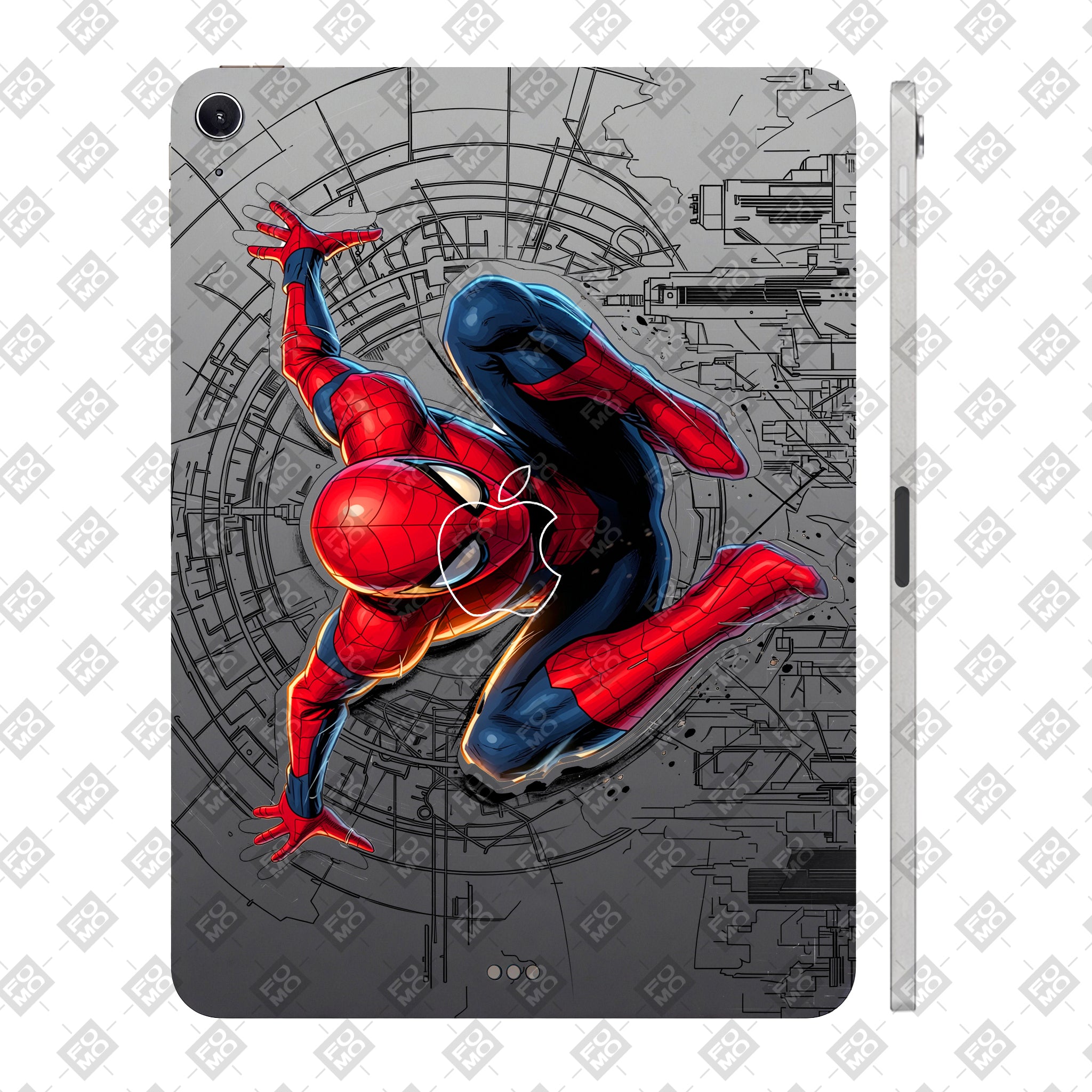 Apple iPad Air 13 M2 2024 Transparent Web of Destiny Tablet Skin