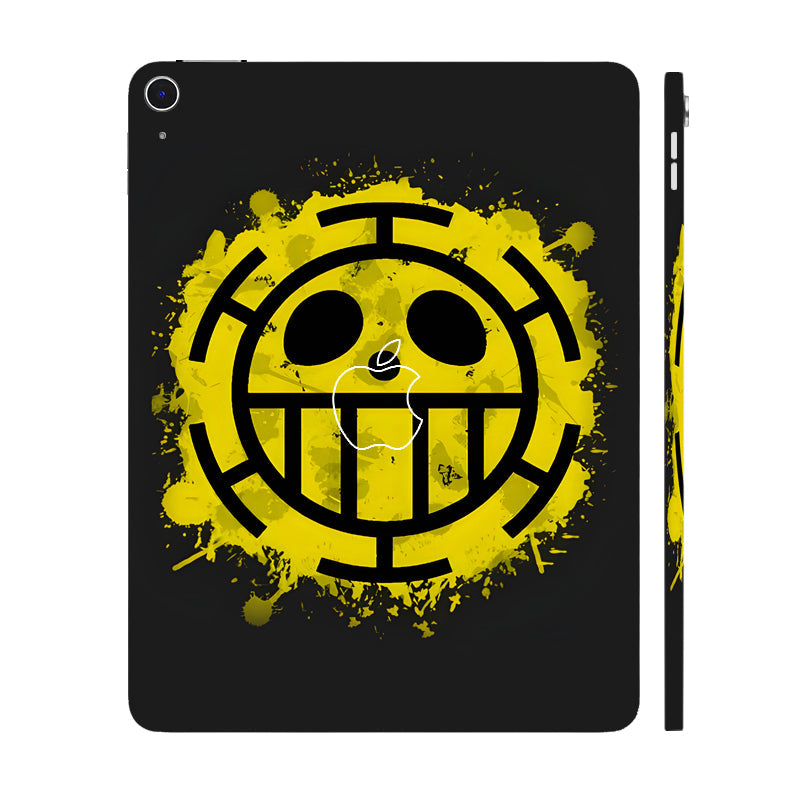 Apple iPad Air 13 M3 2025 Heart Pirates Crew Logo Anime Tablet Skins