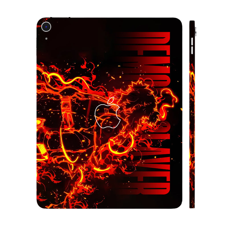 Apple iPad Air 13 M3 2025 Rengoku Blazing Inferno Anime Tablet Skins