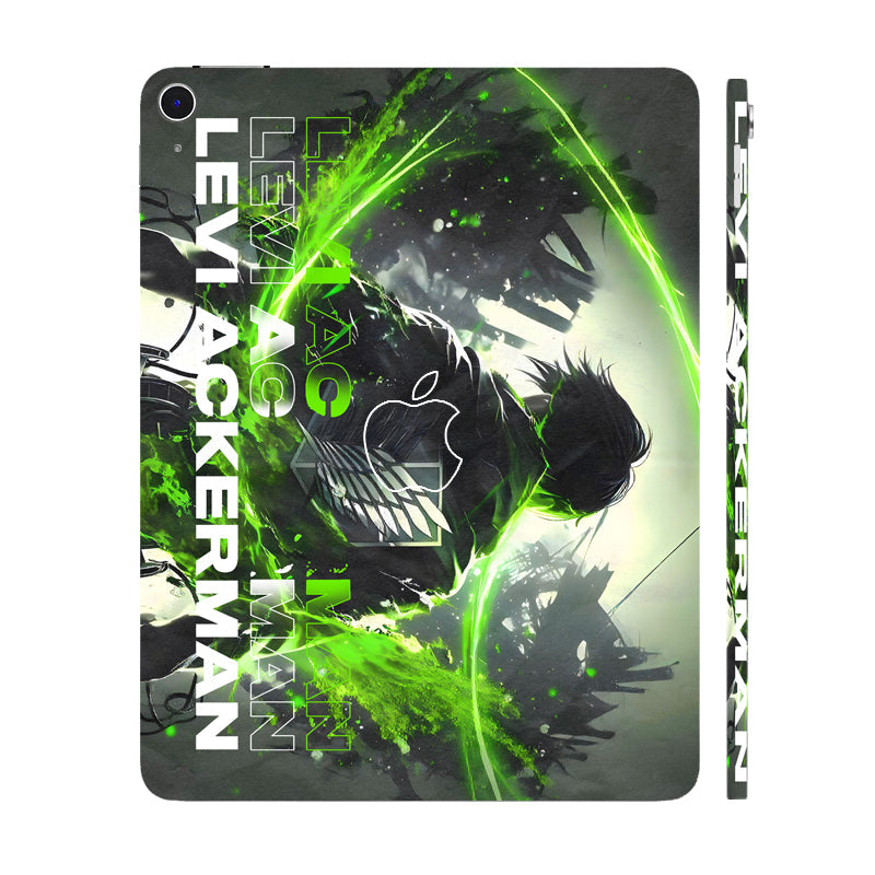 Apple iPad Air 13 M3 2025 Levi Battle Fury Anime Tablet Skins