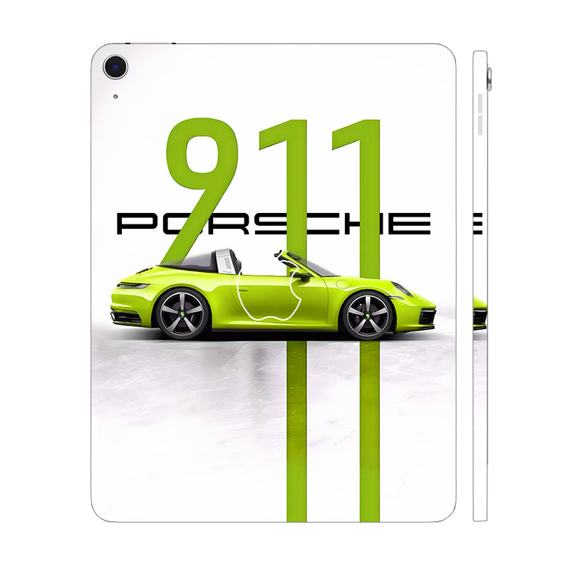 Apple iPad Air 13 M3 2025 Lime Porsche 911 Cars & Bikes Tablet Skins