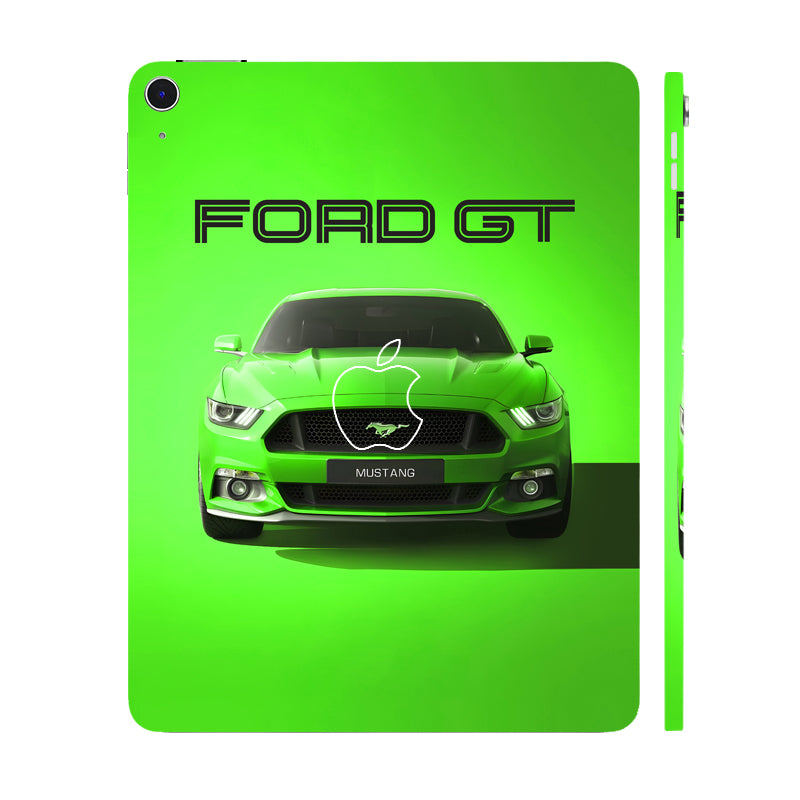 Apple iPad Air 13 M3 2025 Ford GT Mustang in Green Cars & Bikes Tablet Skins