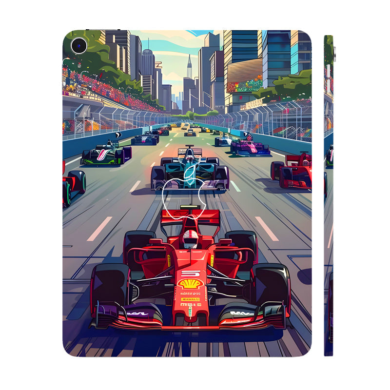 Apple iPad Air 13 M3 2025 Urban Speed Cars & Bikes Tablet Skins