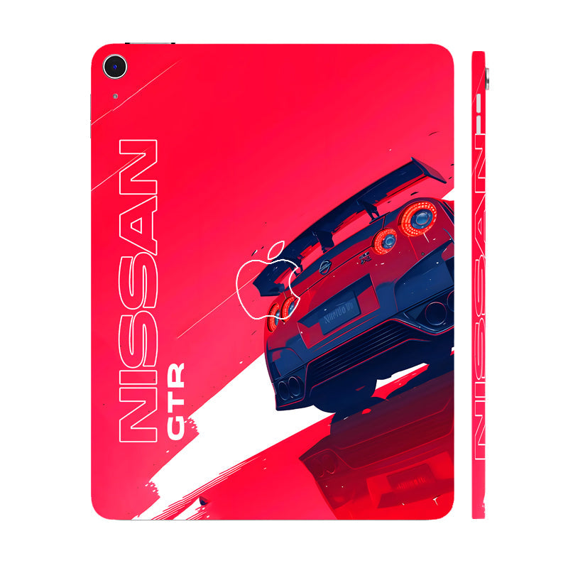 Apple iPad Air 13 M3 2025 Nissan GTR in Red Cars & Bikes Tablet Skins