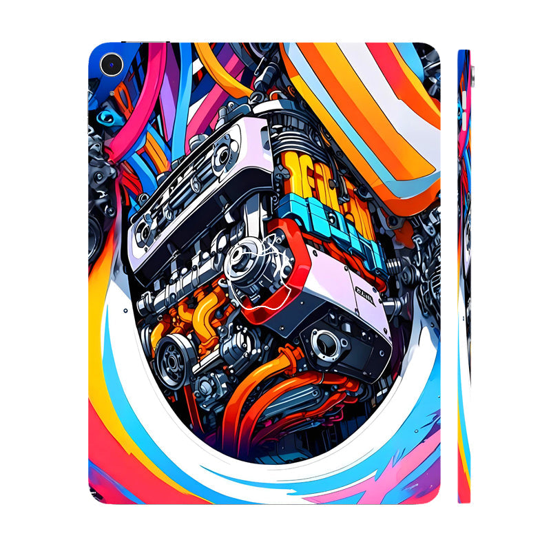 Apple iPad Air 13 M3 2025 Power in Motion Cars & Bikes Tablet Skins