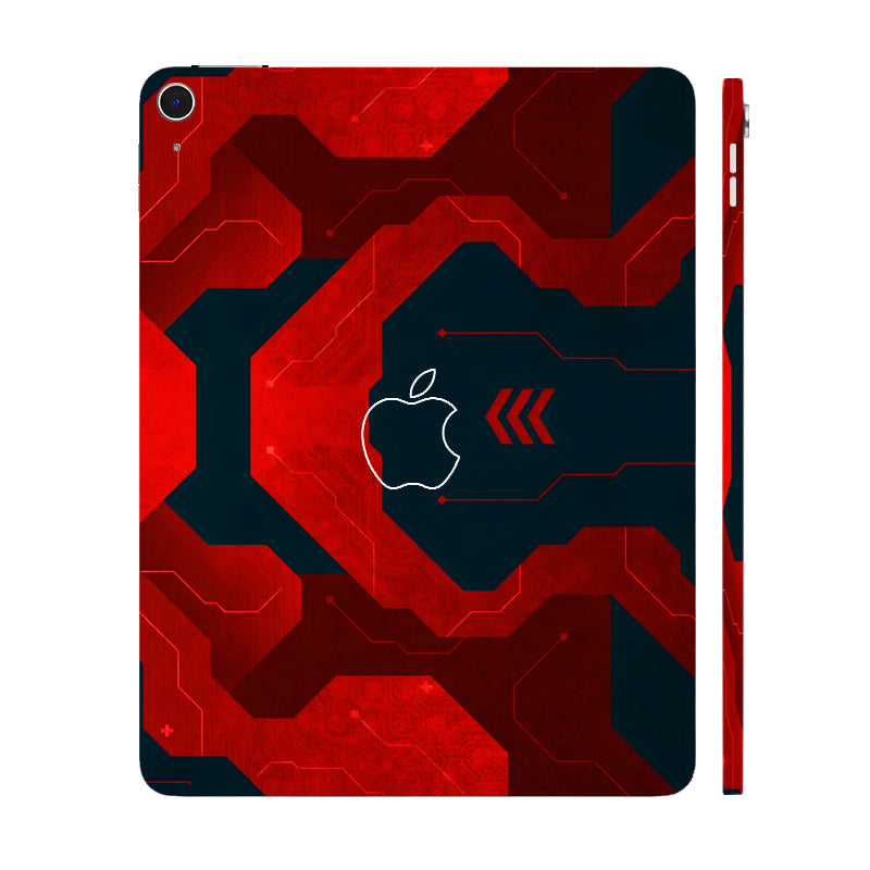Apple iPad Air 13 M3 2025 Red Flow Tablet Skins