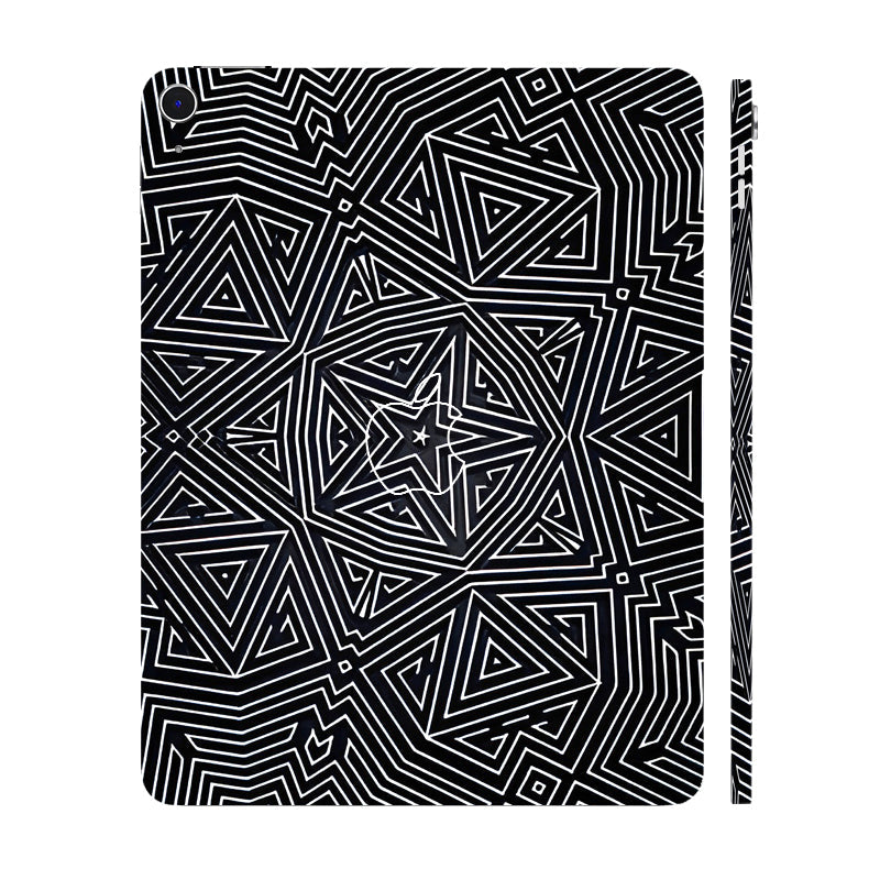 Apple iPad Air 13 M3 2025 Monochrome Maze Tablet Skins