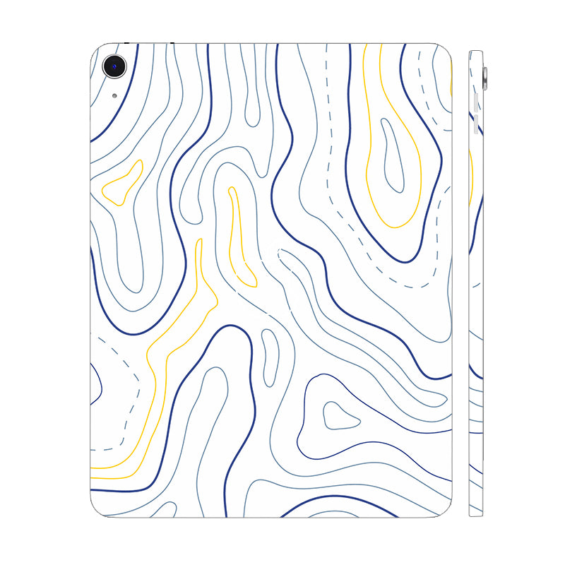 Apple iPad Air 13 M3 2025 Minimalist Colorful Contours Tablet Skins