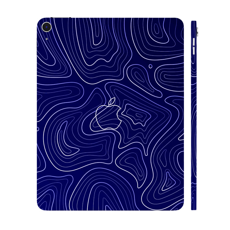 Apple iPad Air 13 M3 2025 Deep Blue Contour Tablet Skins