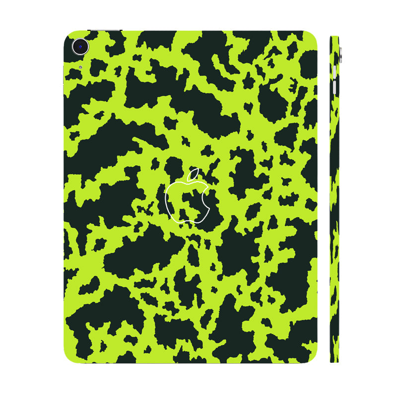 Apple iPad Air 13 M3 2025 Neon Green Splatter Tablet Skins