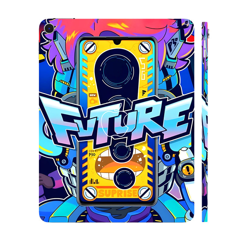 Apple iPad Air 13 M3 2025 Futuristic Cyberpunk Tablet Skins