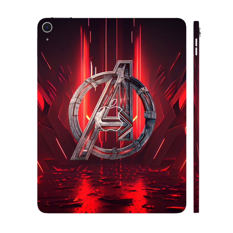 Apple iPad Air 13 M3 2025 Endgame Red Logo Movies Tablet Skins