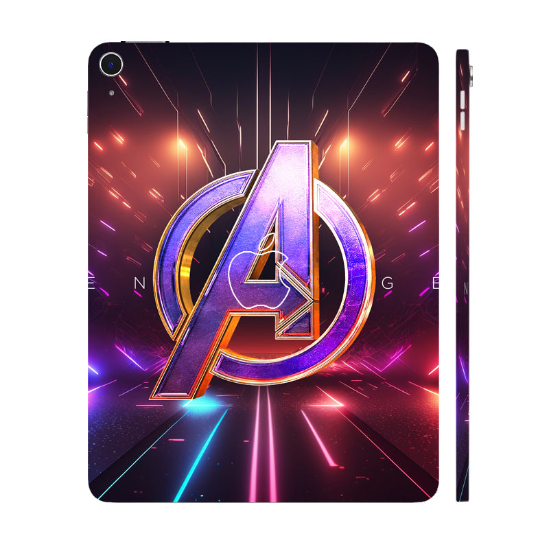 Apple iPad Air 13 M3 2025 Avengers Logo Movies Tablet Skins