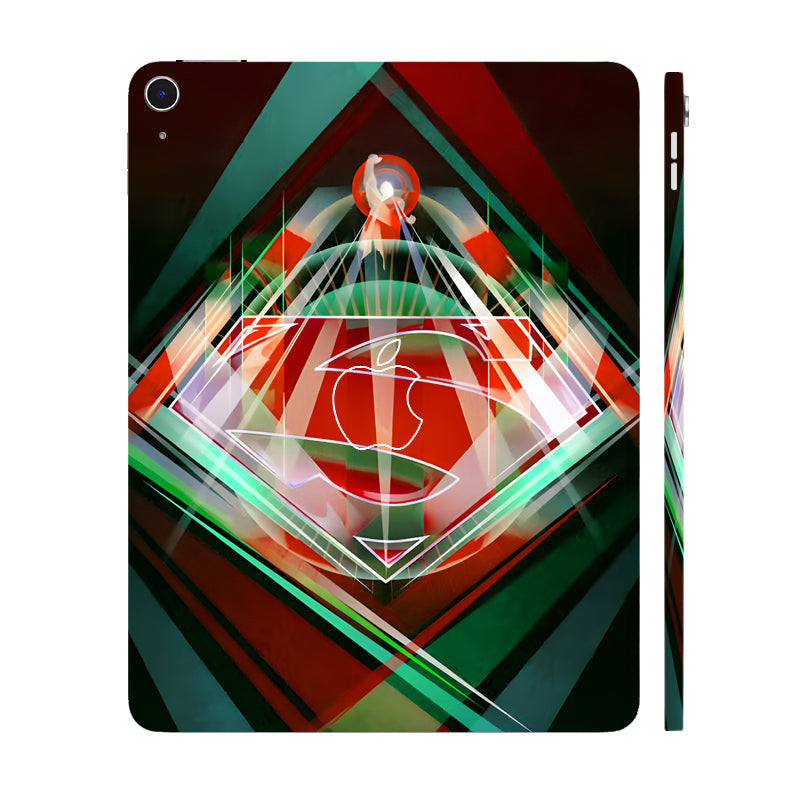 Apple iPad Air 13 M3 2025 Superman Logo In Radient Colors Movies Tablet Skins