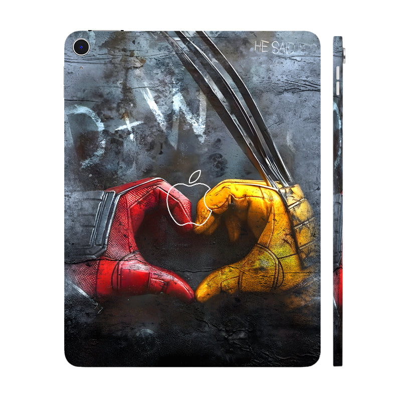 Apple iPad Air 13 M3 2025 Wolverine and Deadpool Movies Tablet Skins