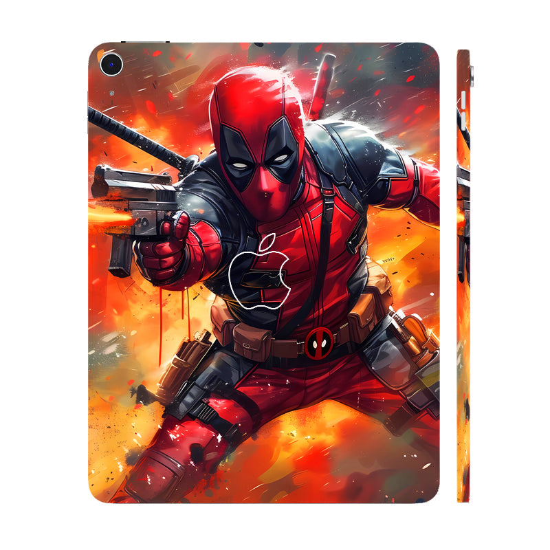 Apple iPad Air 13 M3 2025 Deadpool in Action Movies Tablet Skins