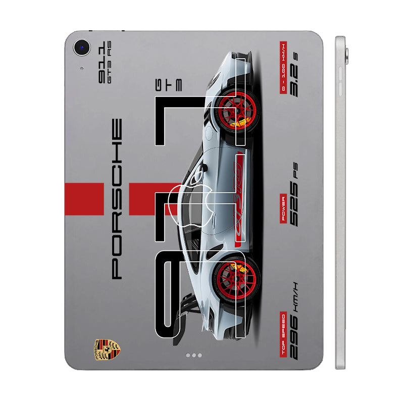 Apple iPad Air 13 M3 2025 Transparent Porsche 911 GT3 RS Cars & Bikes Tablet Skins