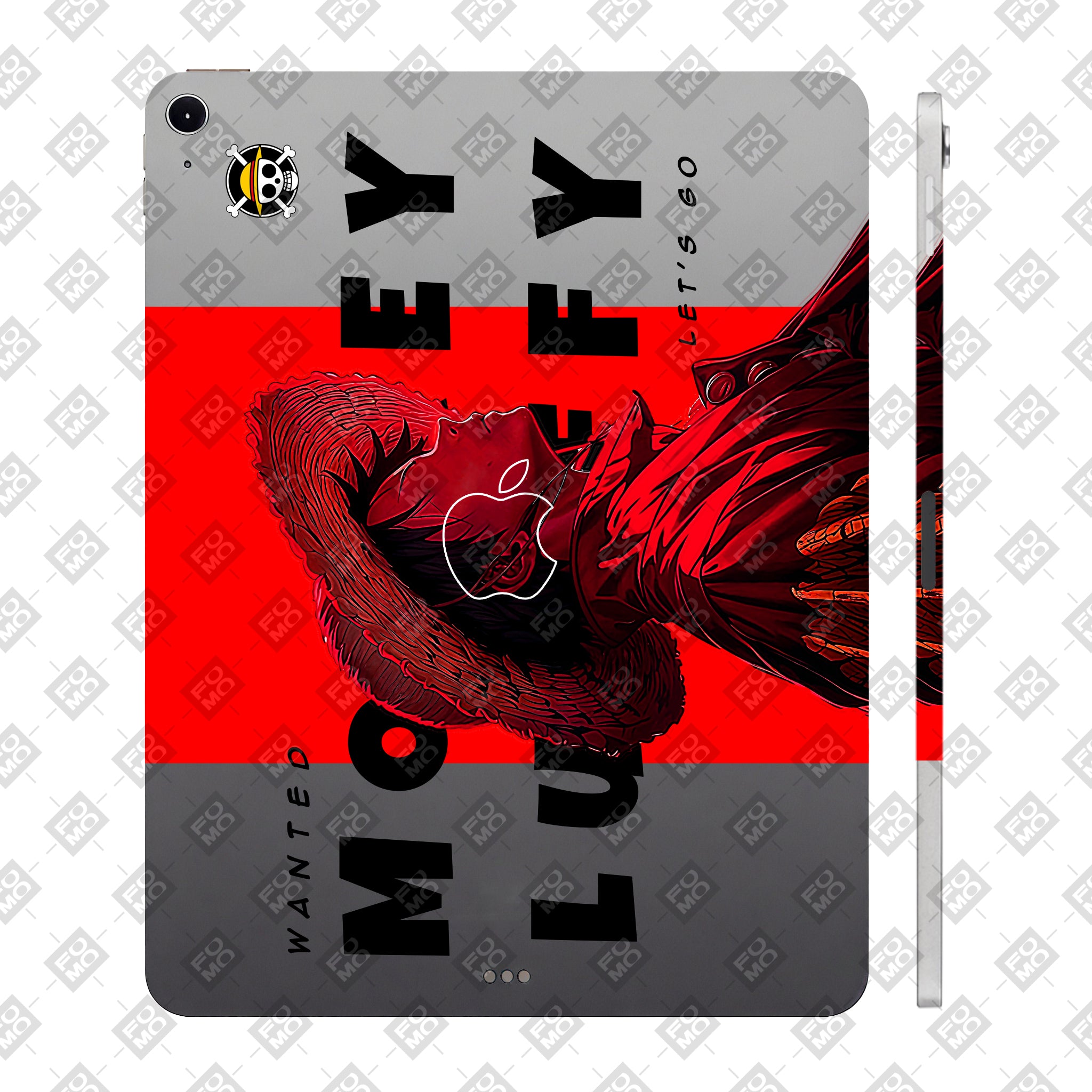 Apple iPad Air 13 M3 2025 Transparent Pirate King Tablet Skin