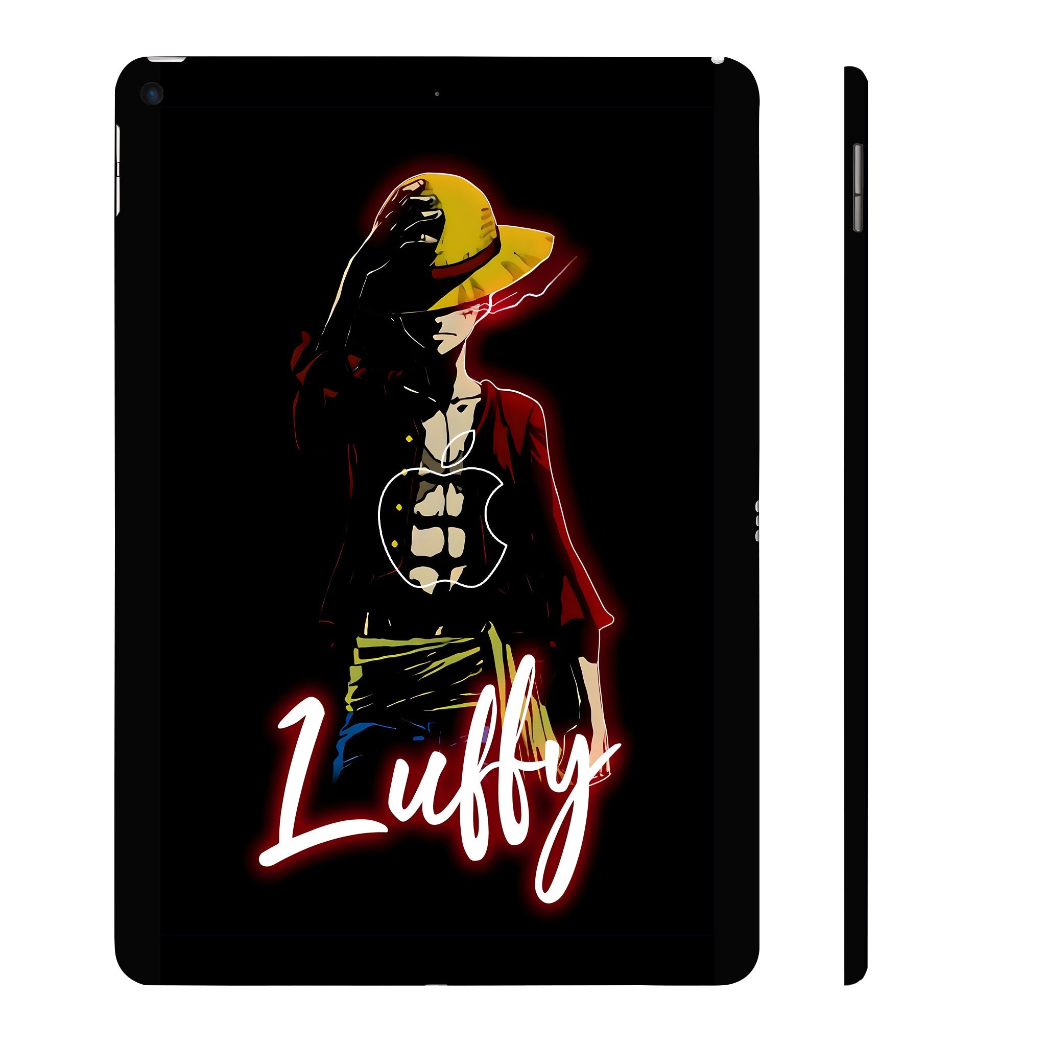 Apple iPad Air 3 2019 Luffy in Black Background Anime Tablet Skins