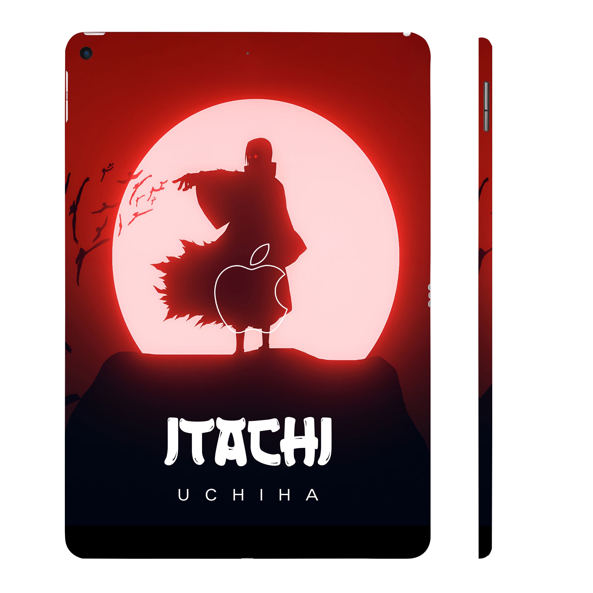 Apple iPad Air 3 2019 Itachi Uchiha Under Red Moon Anime Tablet Skins