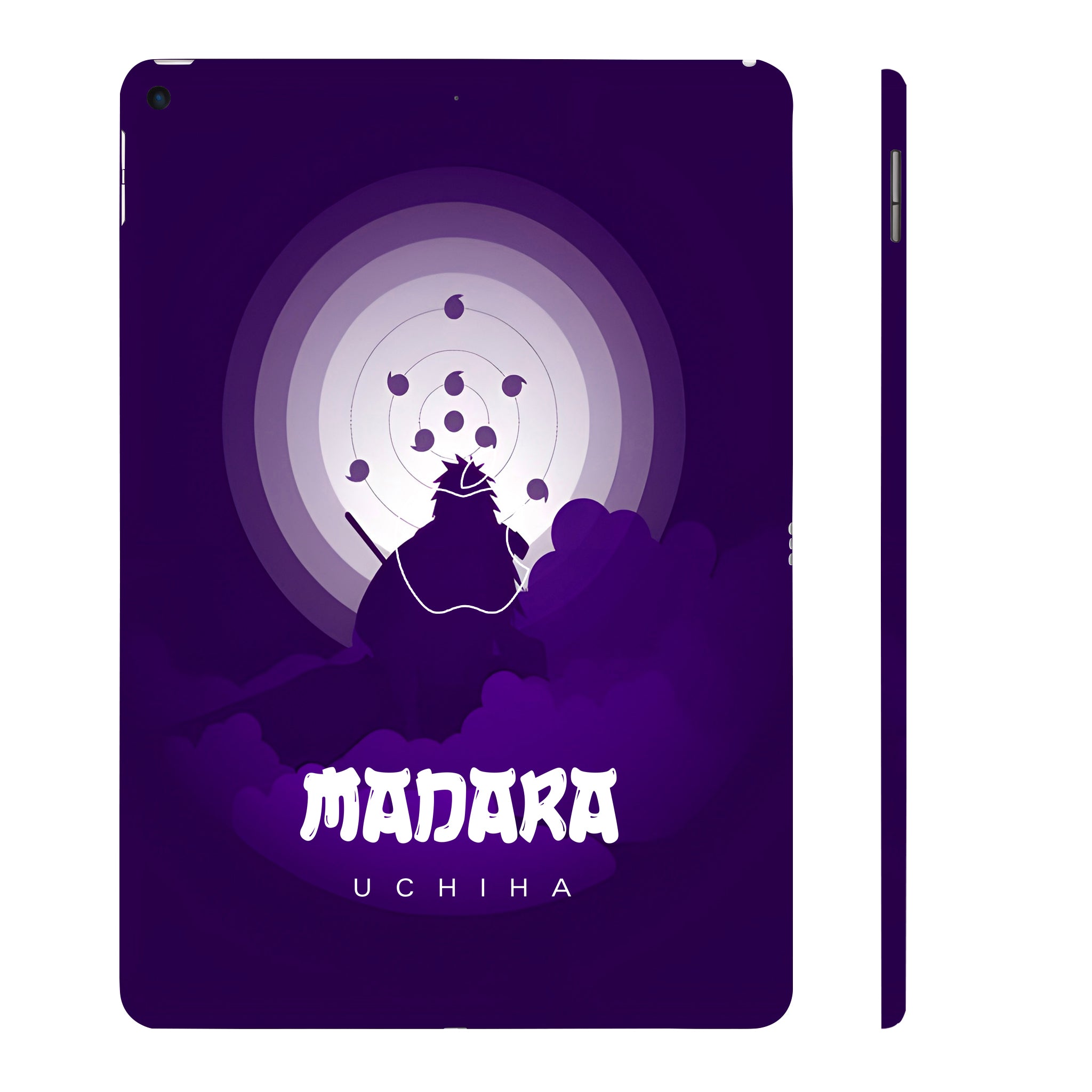 Apple iPad Air 3 2019 Uchiha Madara in Violet Silhouette Anime Tablet Skins