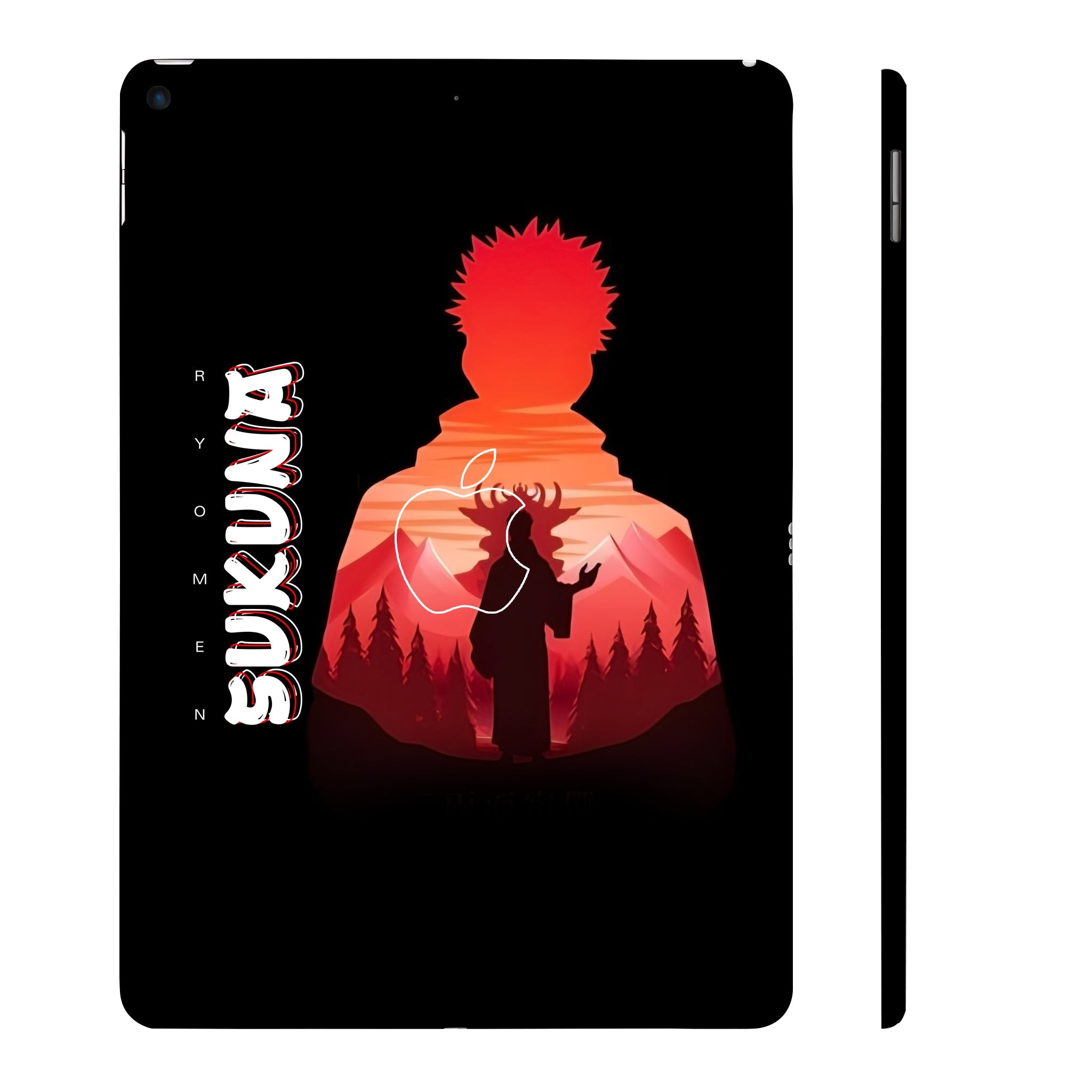 Apple iPad Air 3 2019 Ryomen Sukuna Silhouette Anime Tablet Skins