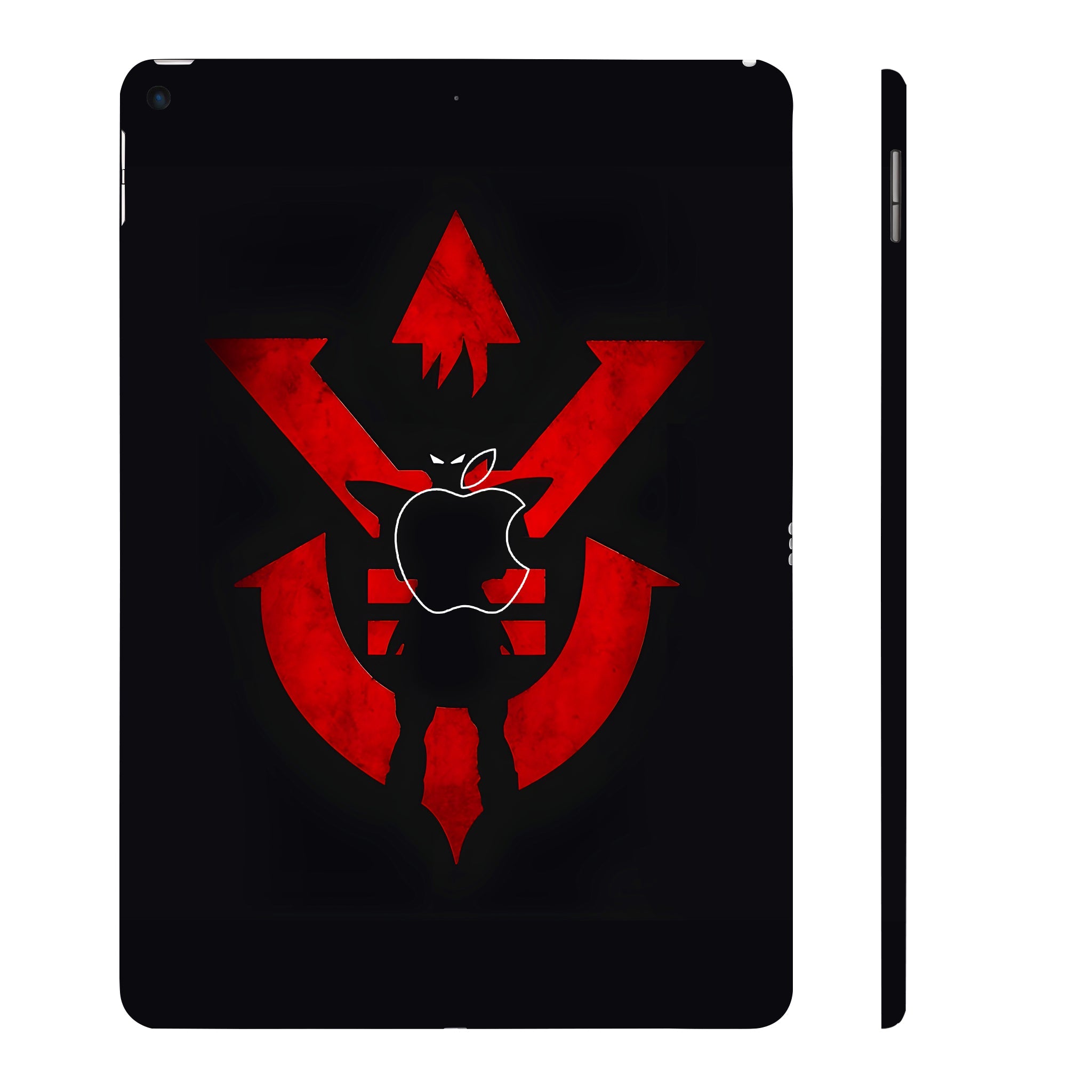 Apple iPad Air 3 2019 Vegeta Silhouette in Red Anime Tablet Skins