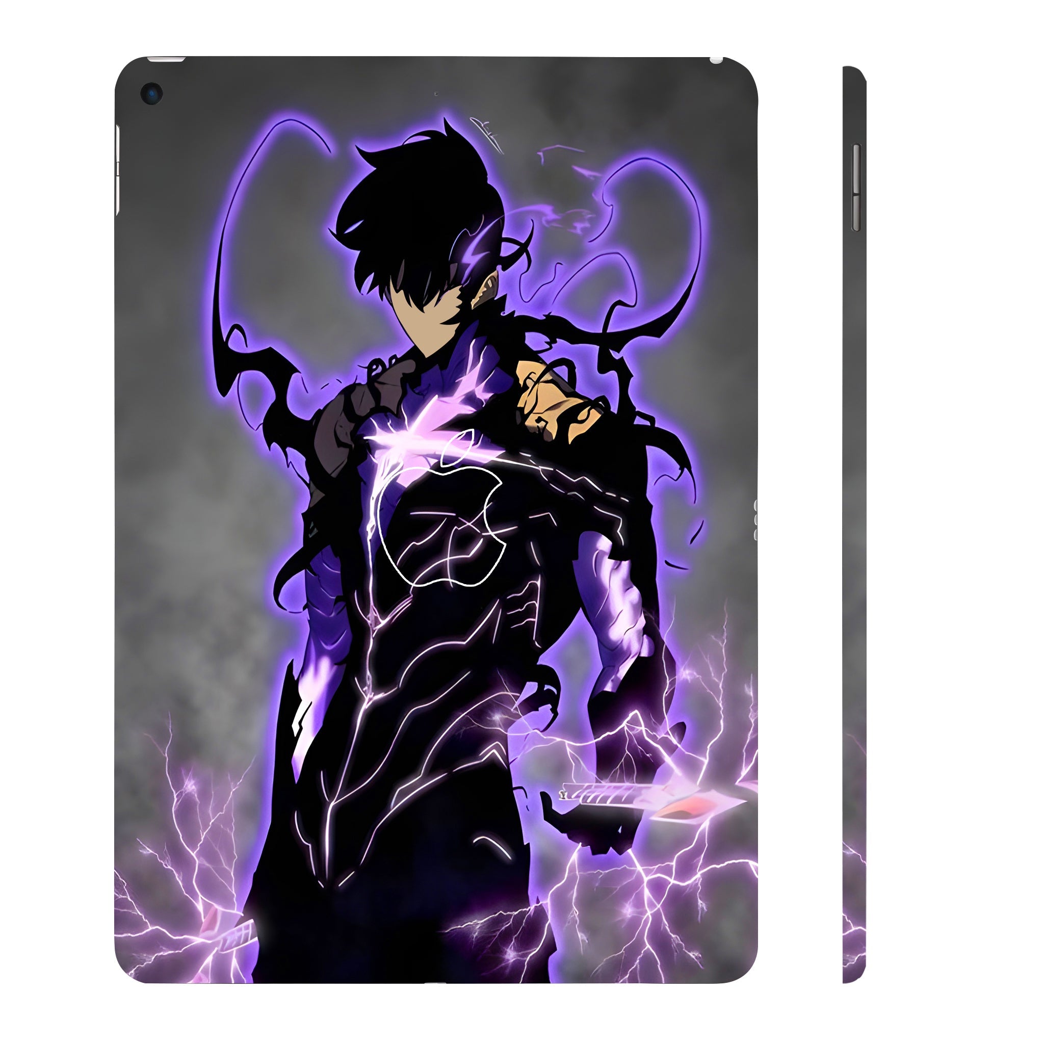 Apple iPad Air 3 2019 Sung Jin Woo Shadow Monarch Anime Tablet Skins