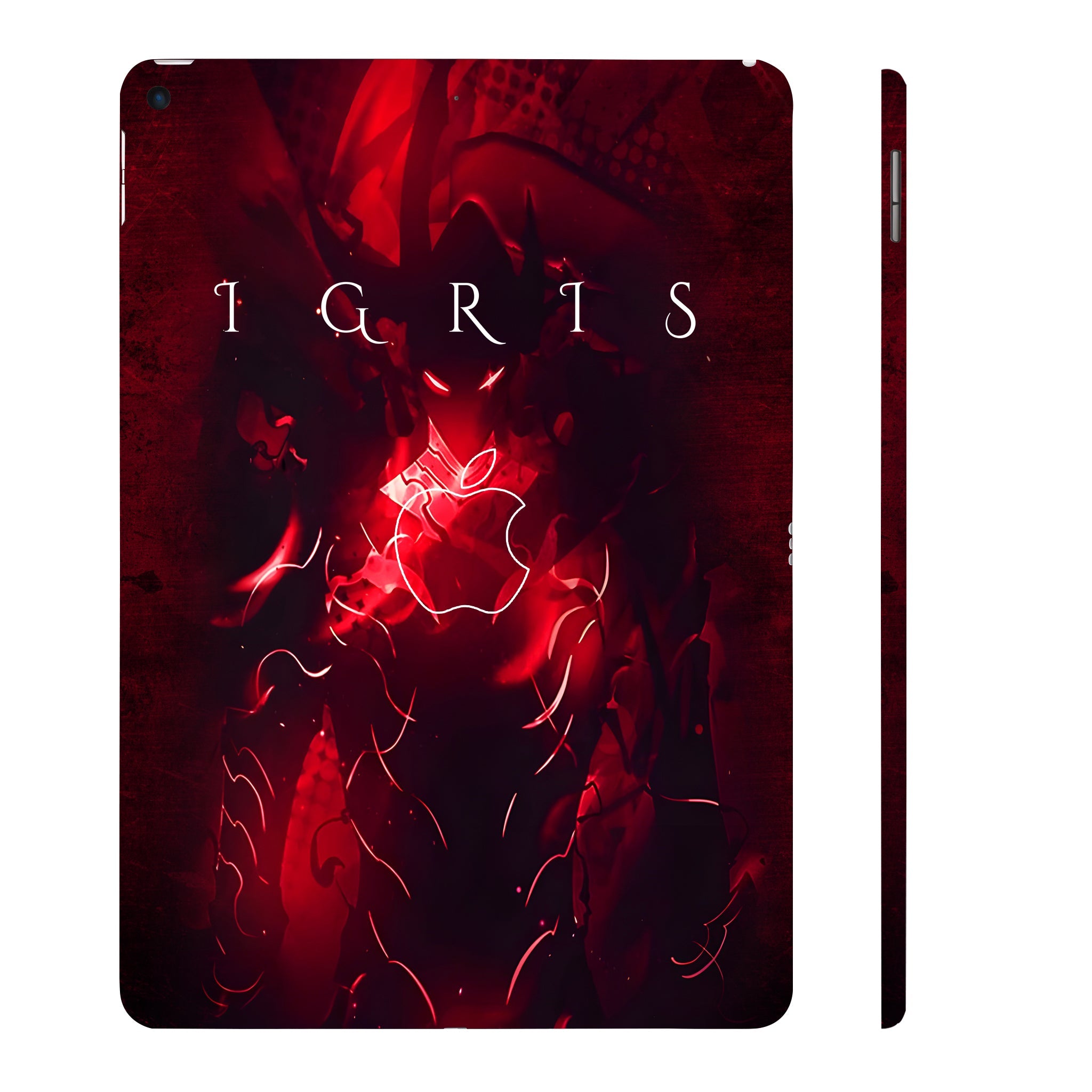 Apple iPad Air 3 2019 Blood Red Commander Igris Anime Tablet Skins