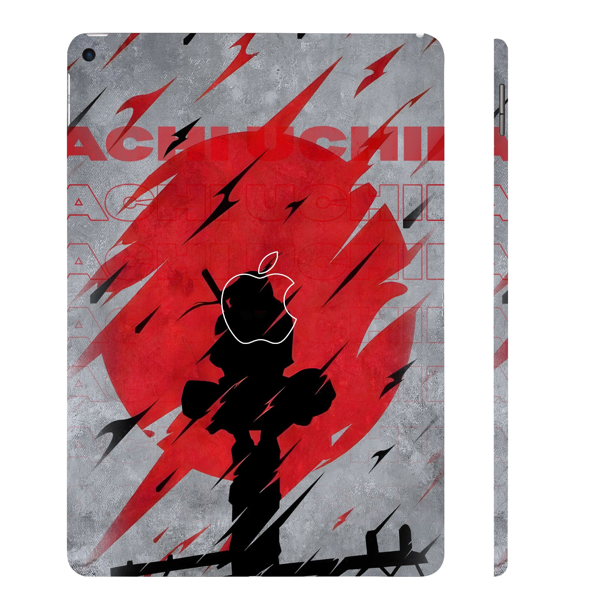 Apple iPad Air 3 2019 Itachi Uchiha in Bold Red Anime Tablet Skins